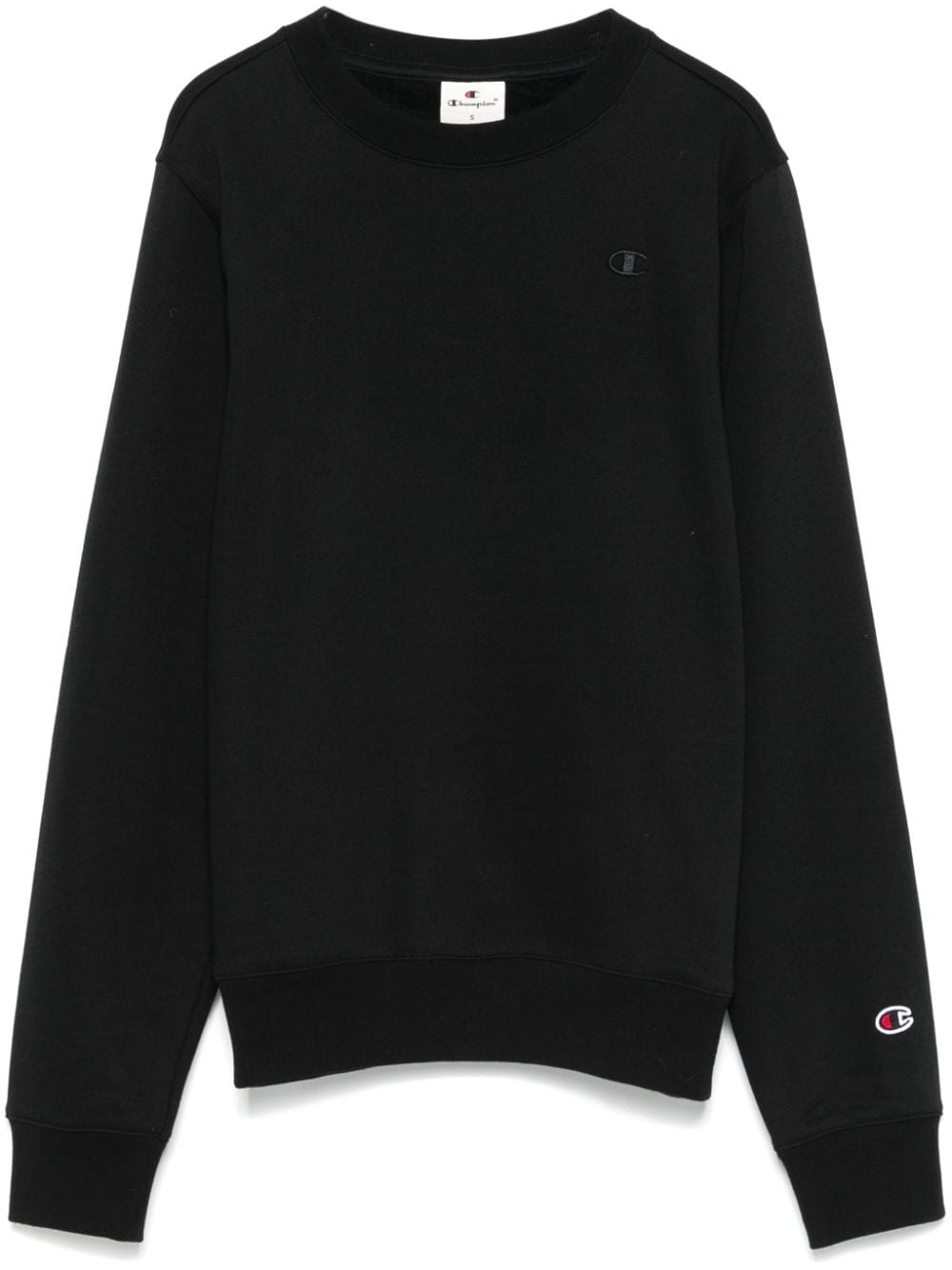 embroidered-logo sweatshirt - 1