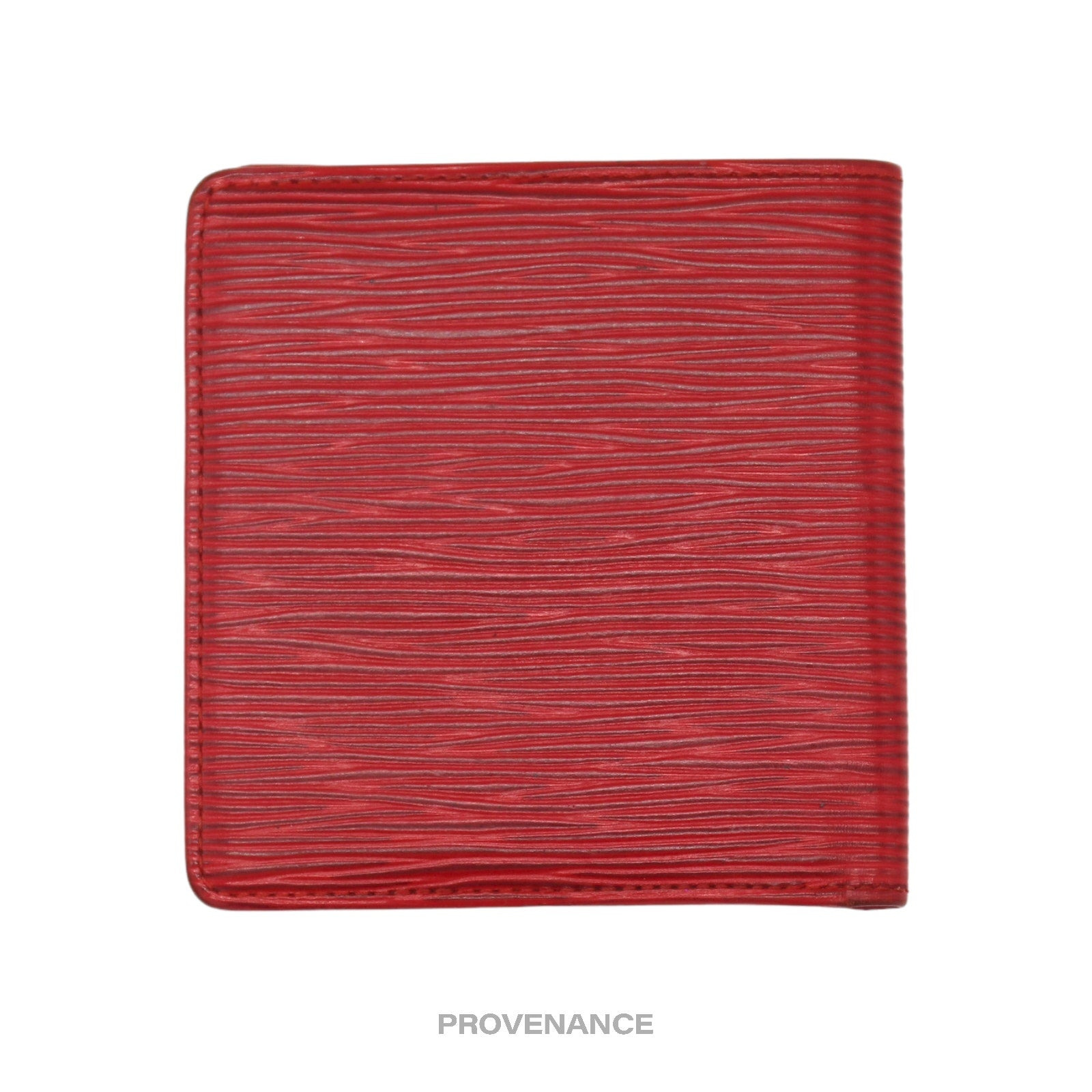 Louis Vuitton 6CC Bifold Wallet - Red Epi Leather - 3