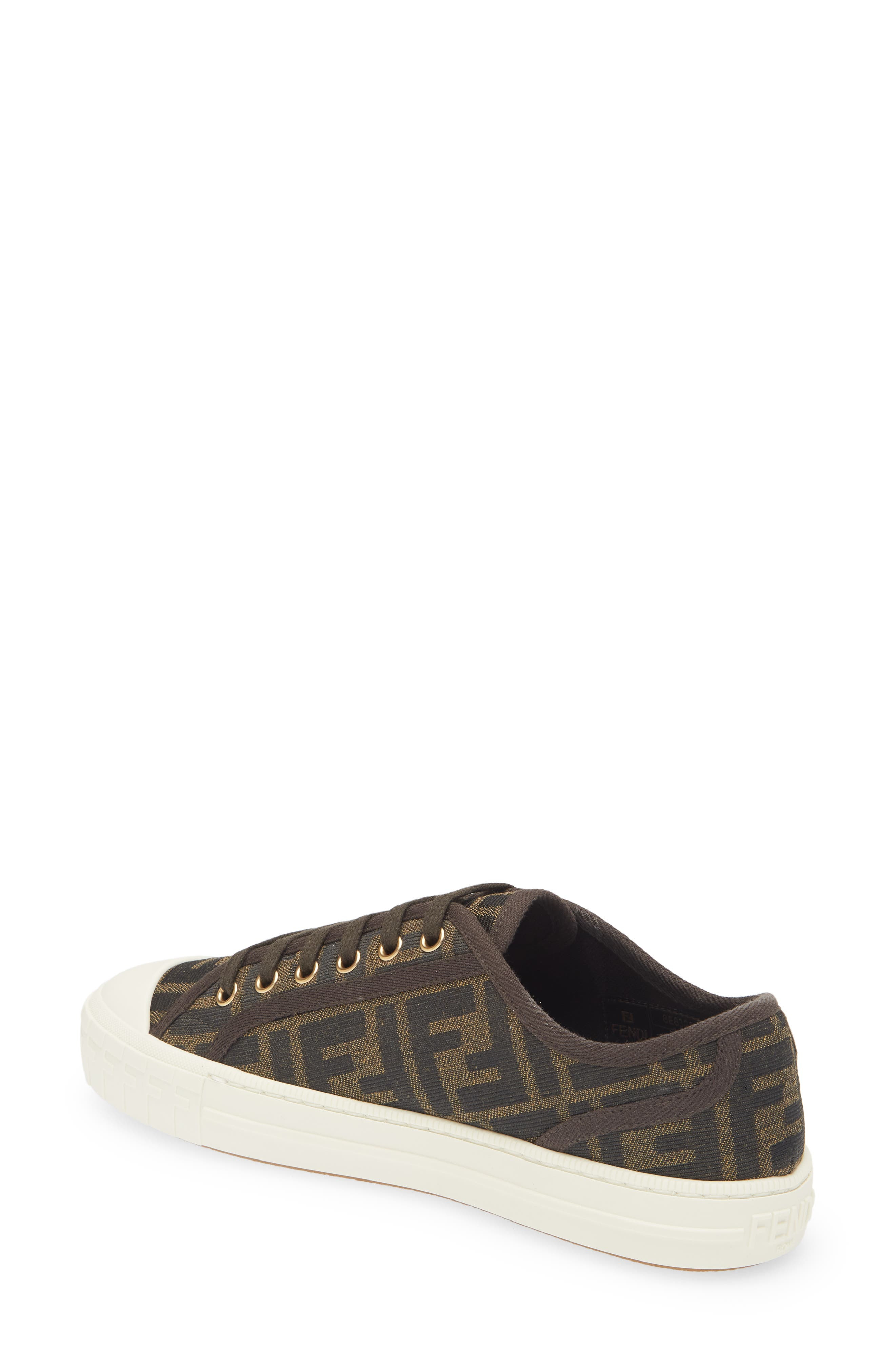 Fendi FF Domino Sneaker in Tobacco Nero at Nordstrom - 2