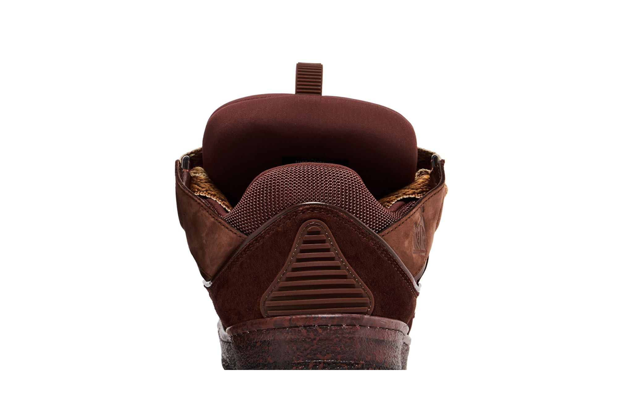 Lanvin Curb Sneakers 'Speckled Effect - Brown' - 7