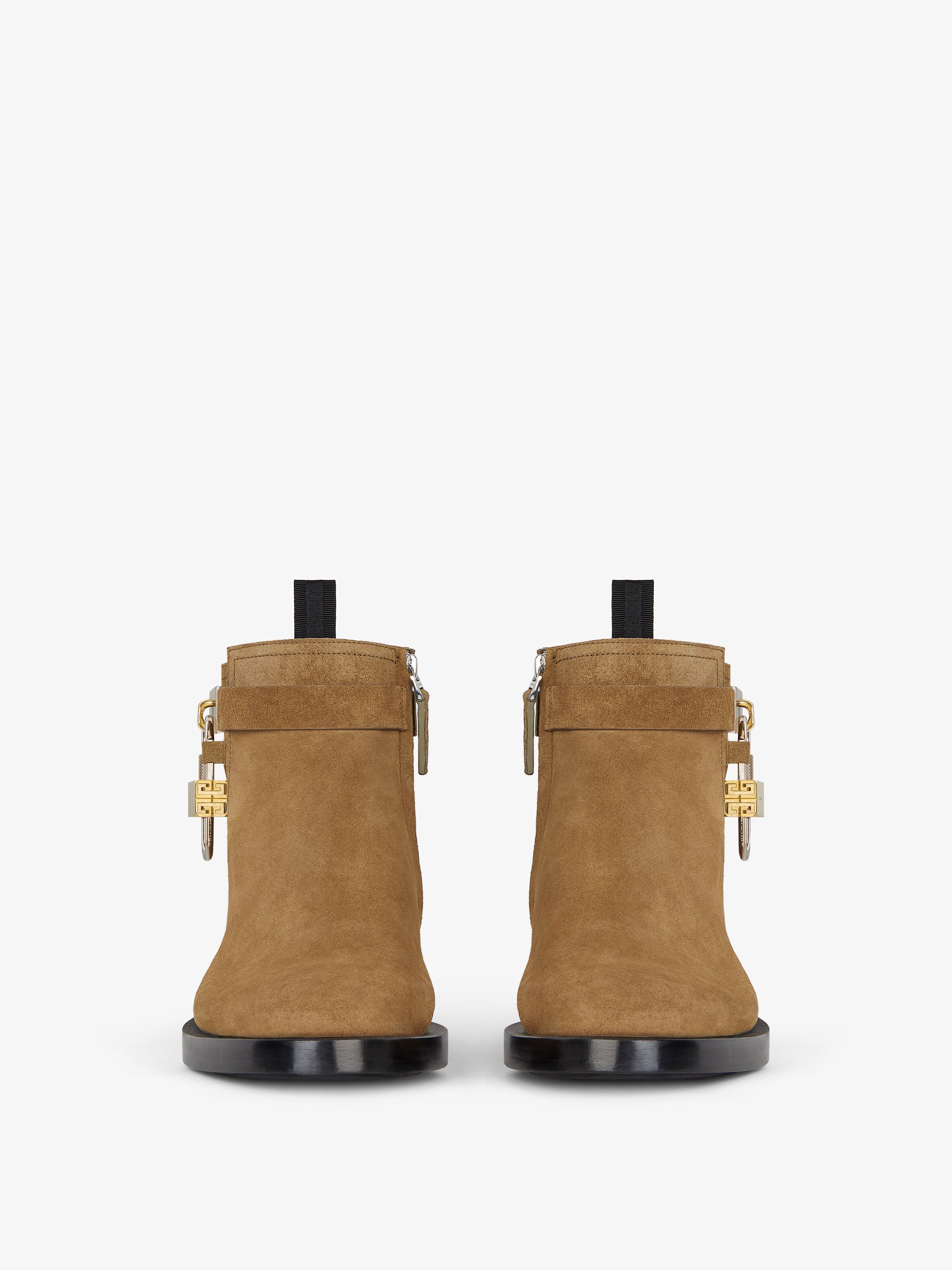 LOCK ANKLE BOOTS IN SUEDE - 2