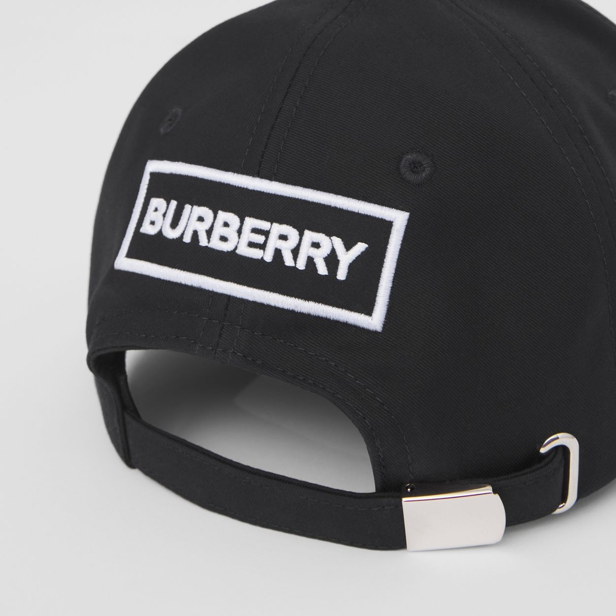 Embroidered Montage Cotton Gabardine Baseball Cap - 8