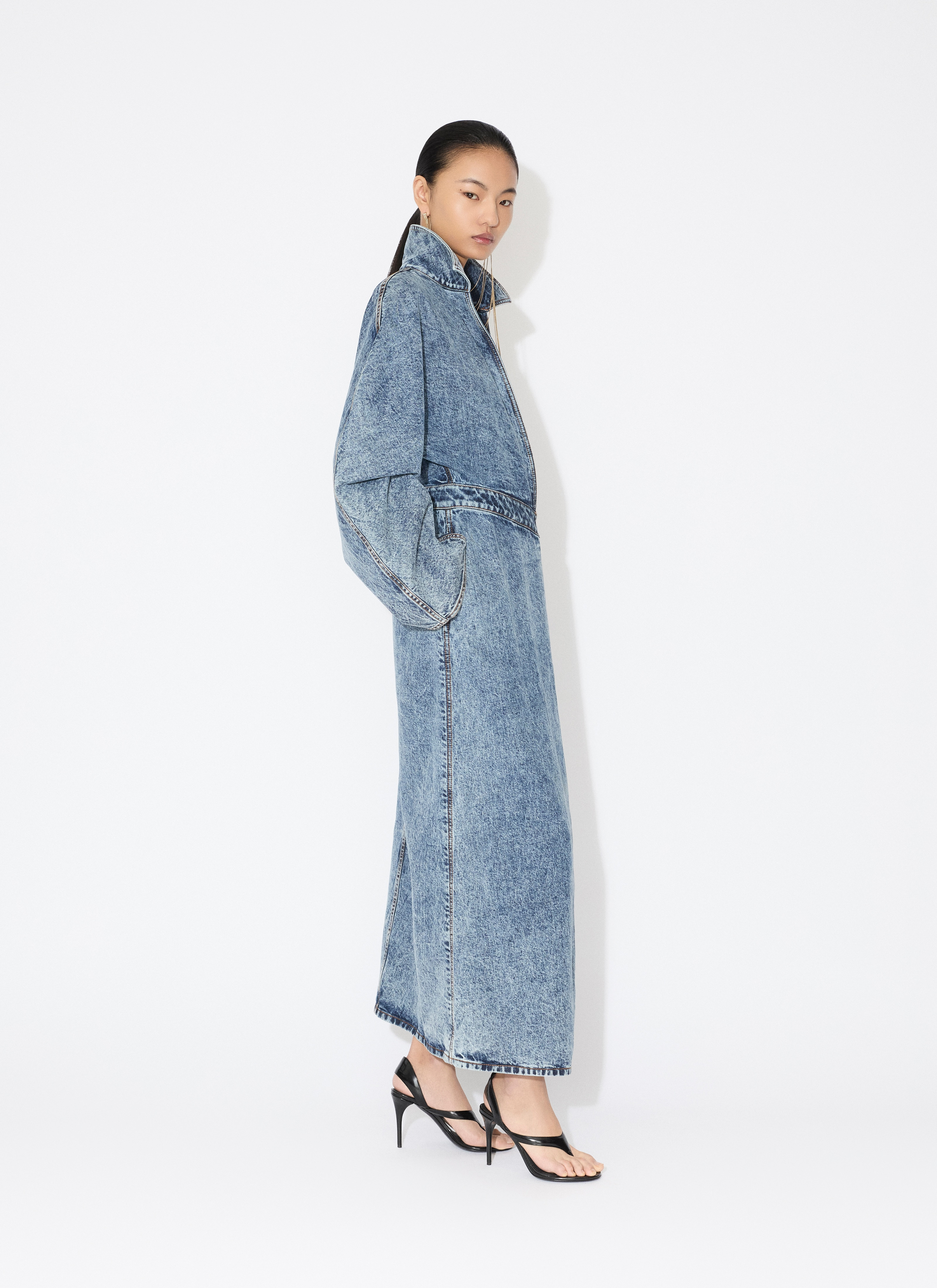 DENIM TRENCH - 4