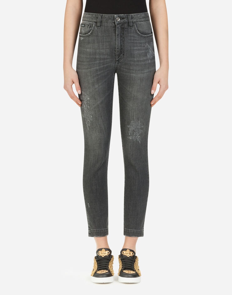 Audrey-fit jeans in stretch denim - 1