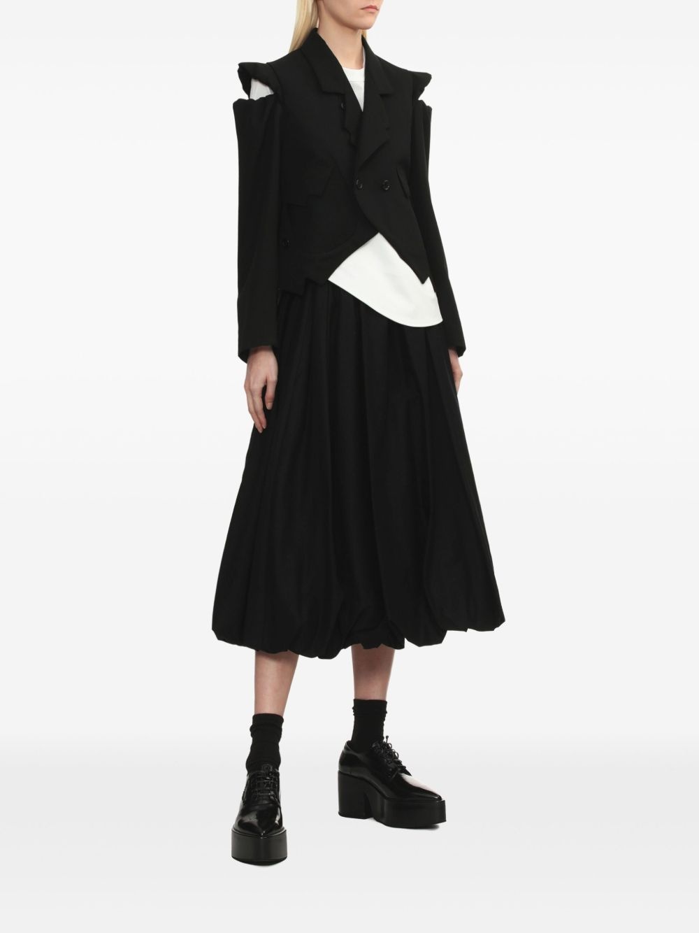 cropped blazer - 2