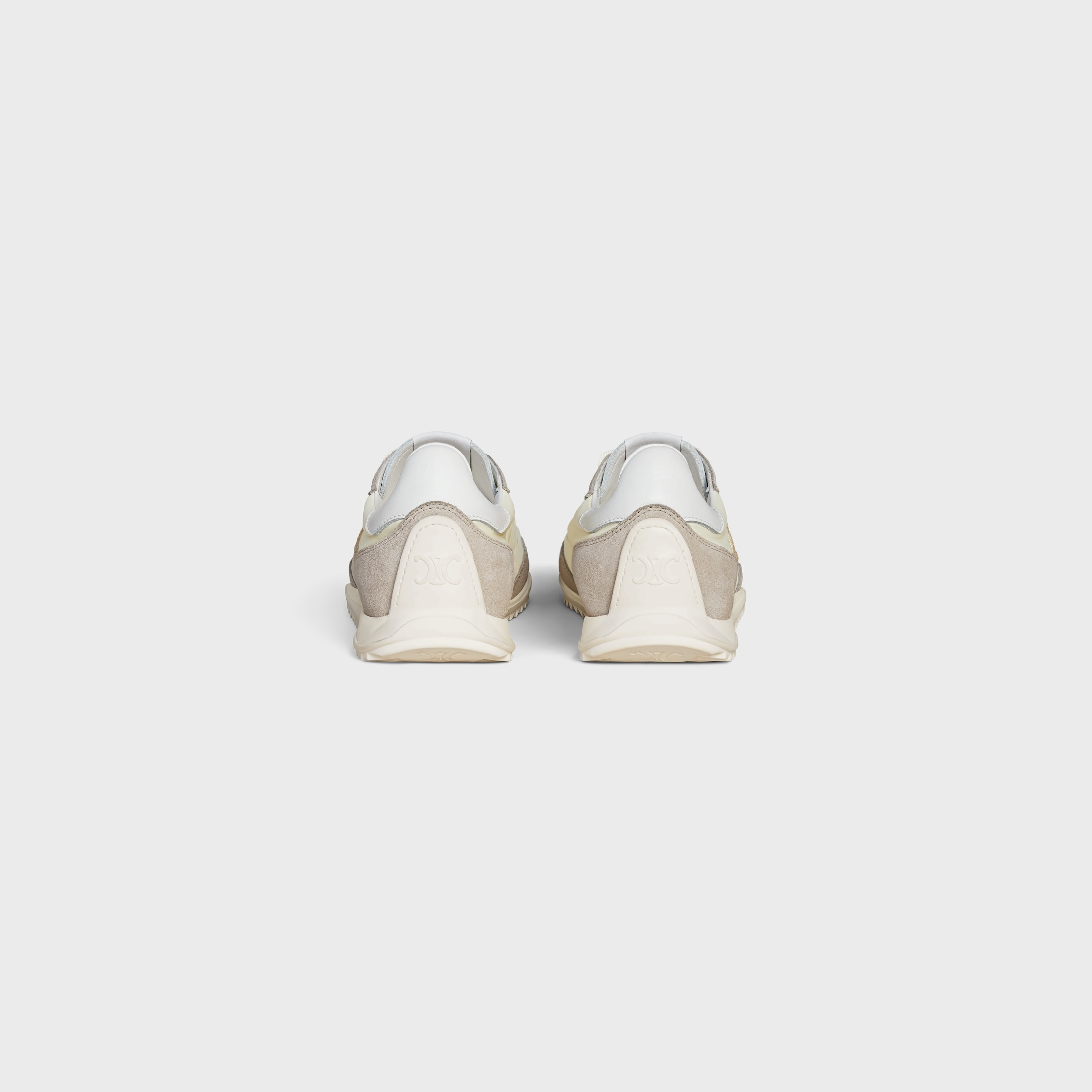 CELINE RACER LOW TOP SNEAKER IN NYLON, SUEDE CALFSKIN AND CALFSKIN - 3
