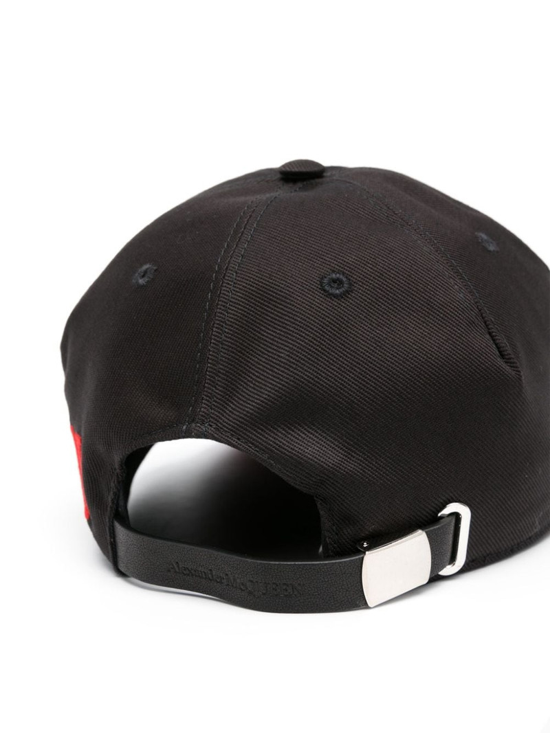Alexander McQueen logo-embroidered cotton cap outlook