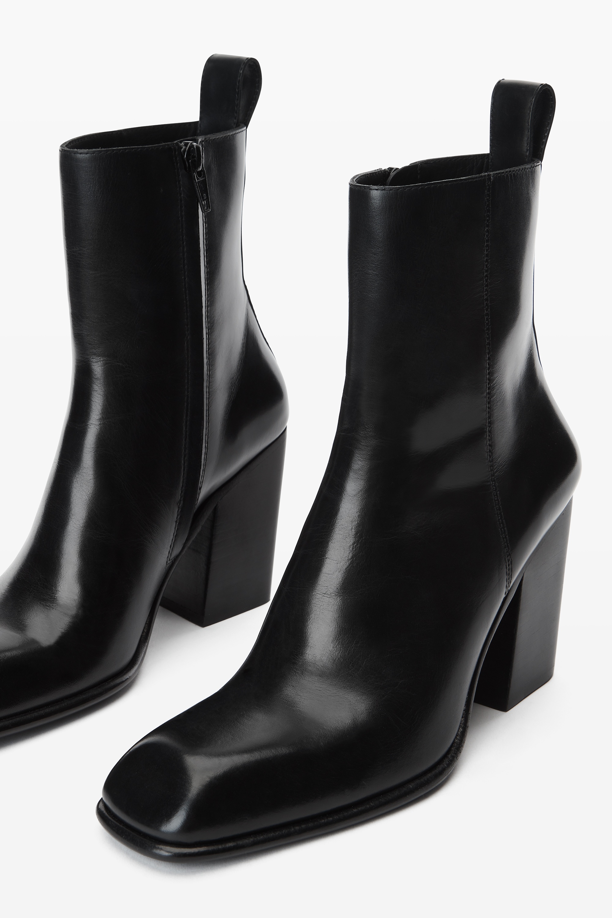 throttle 95mm ankle boot in leather - 2