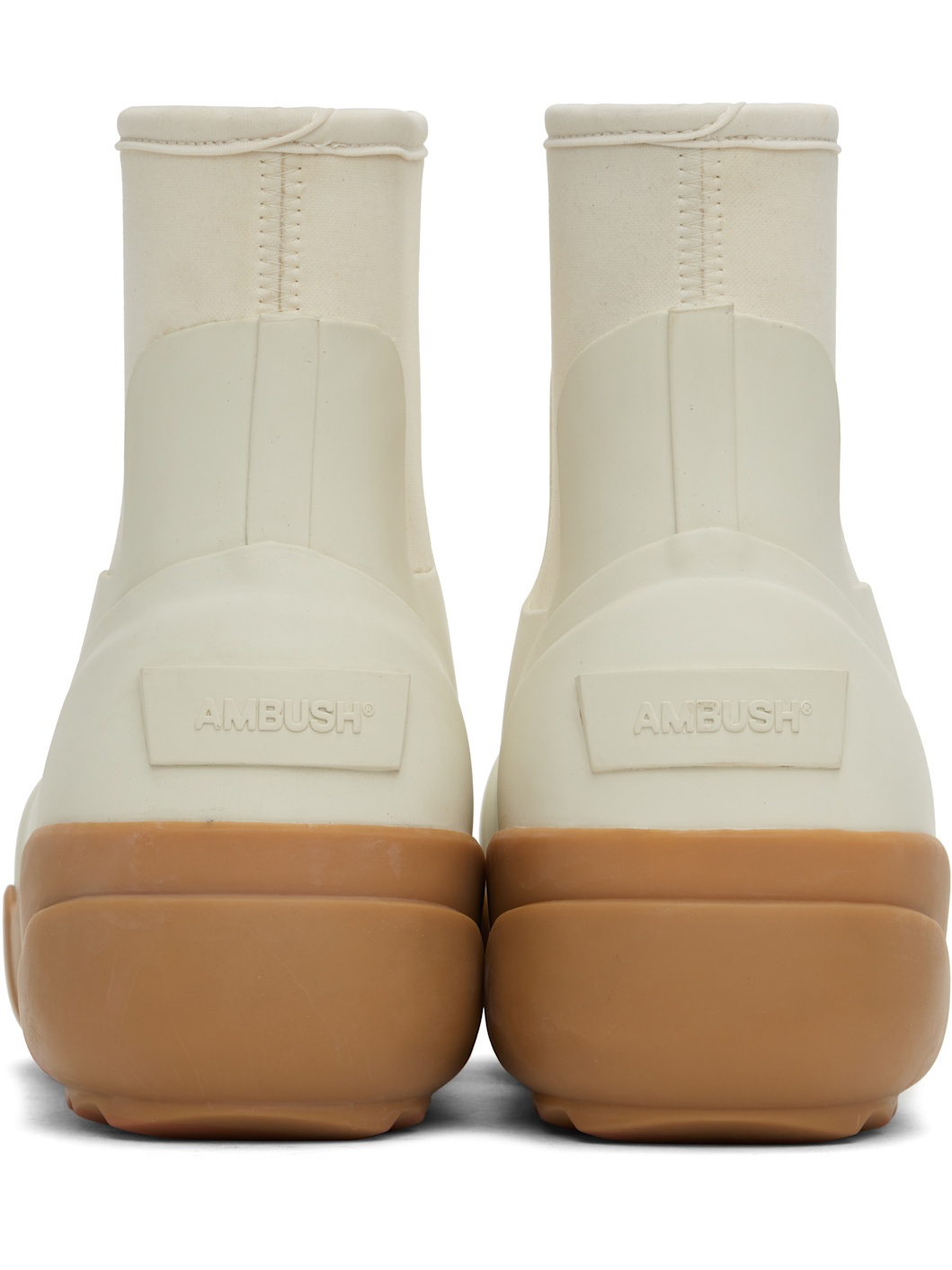 White Rubber Boots - 2