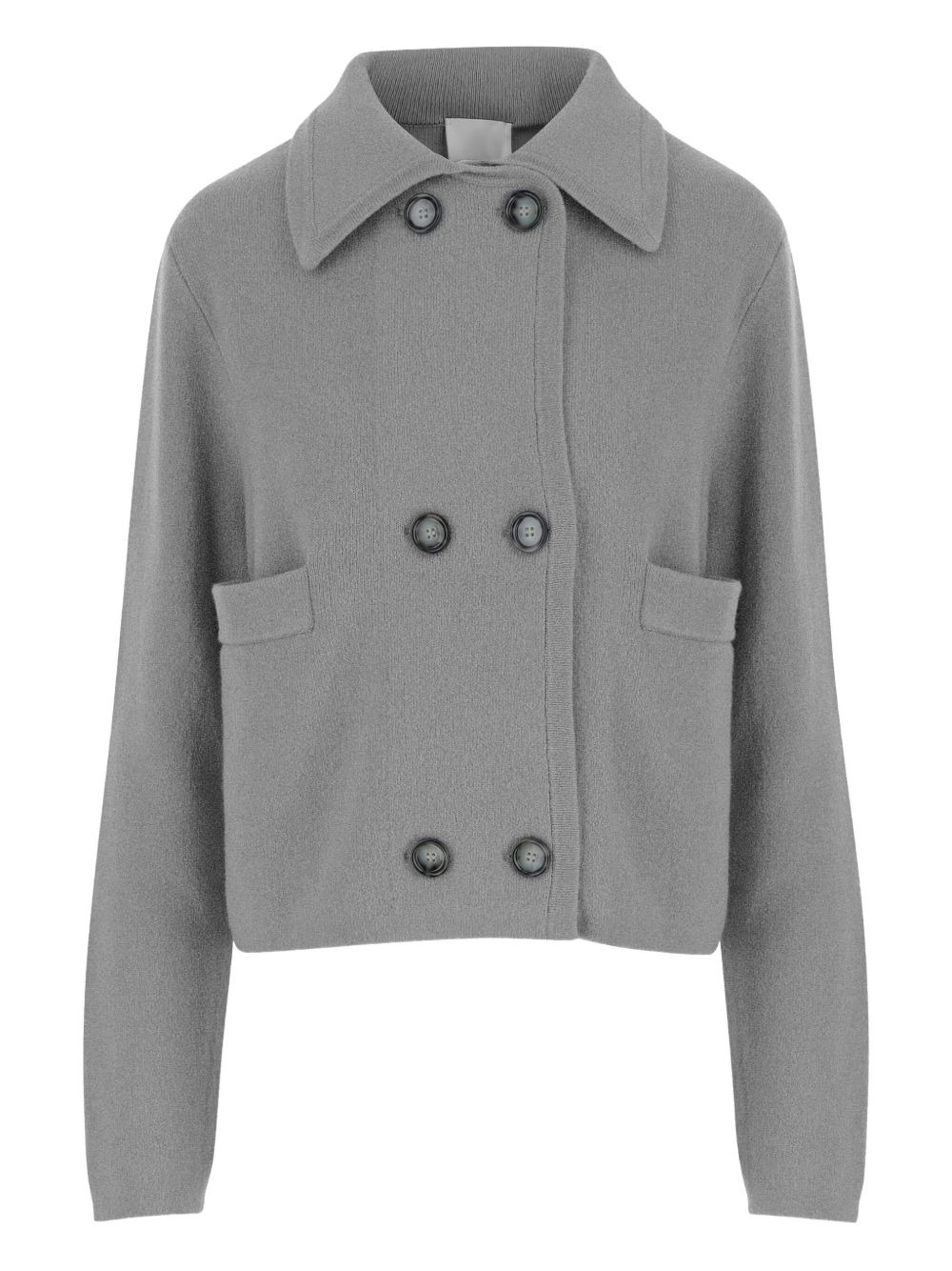 double-breasted cardigan - 1