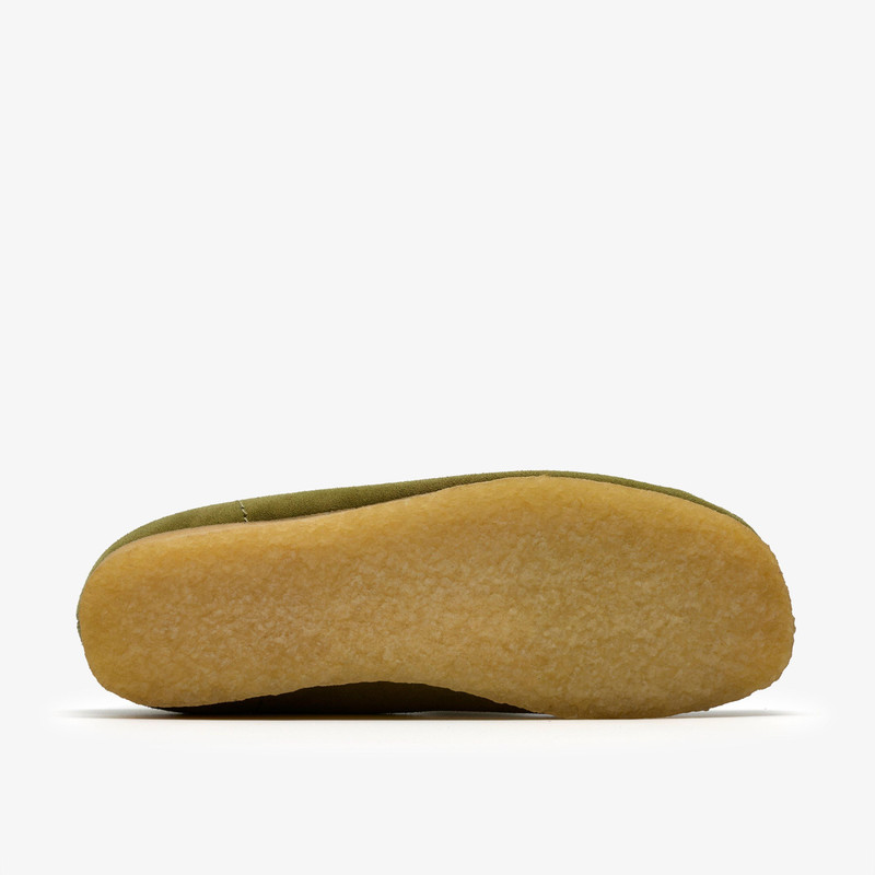 Wallabee Boot Green Suede 3