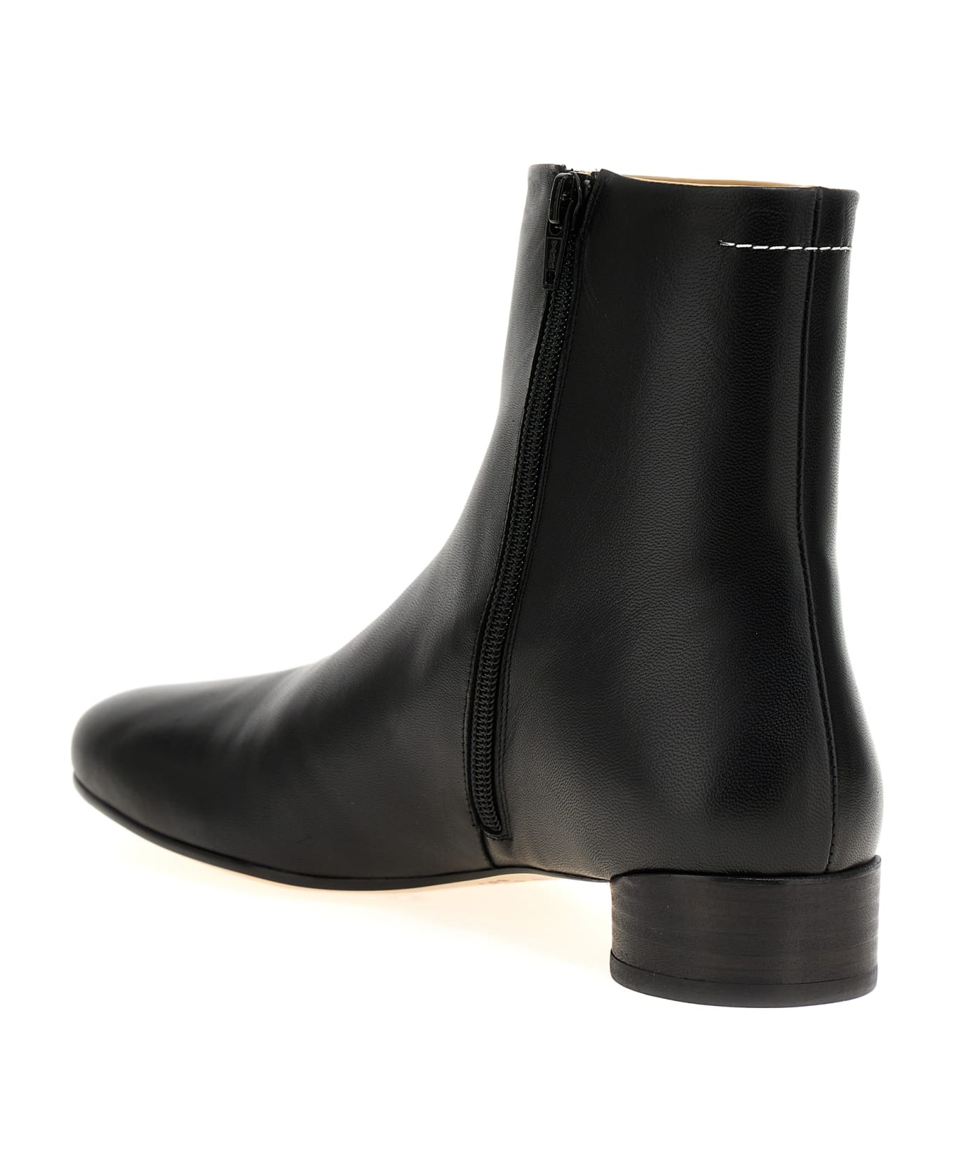 Leather Ankle Boots - 2