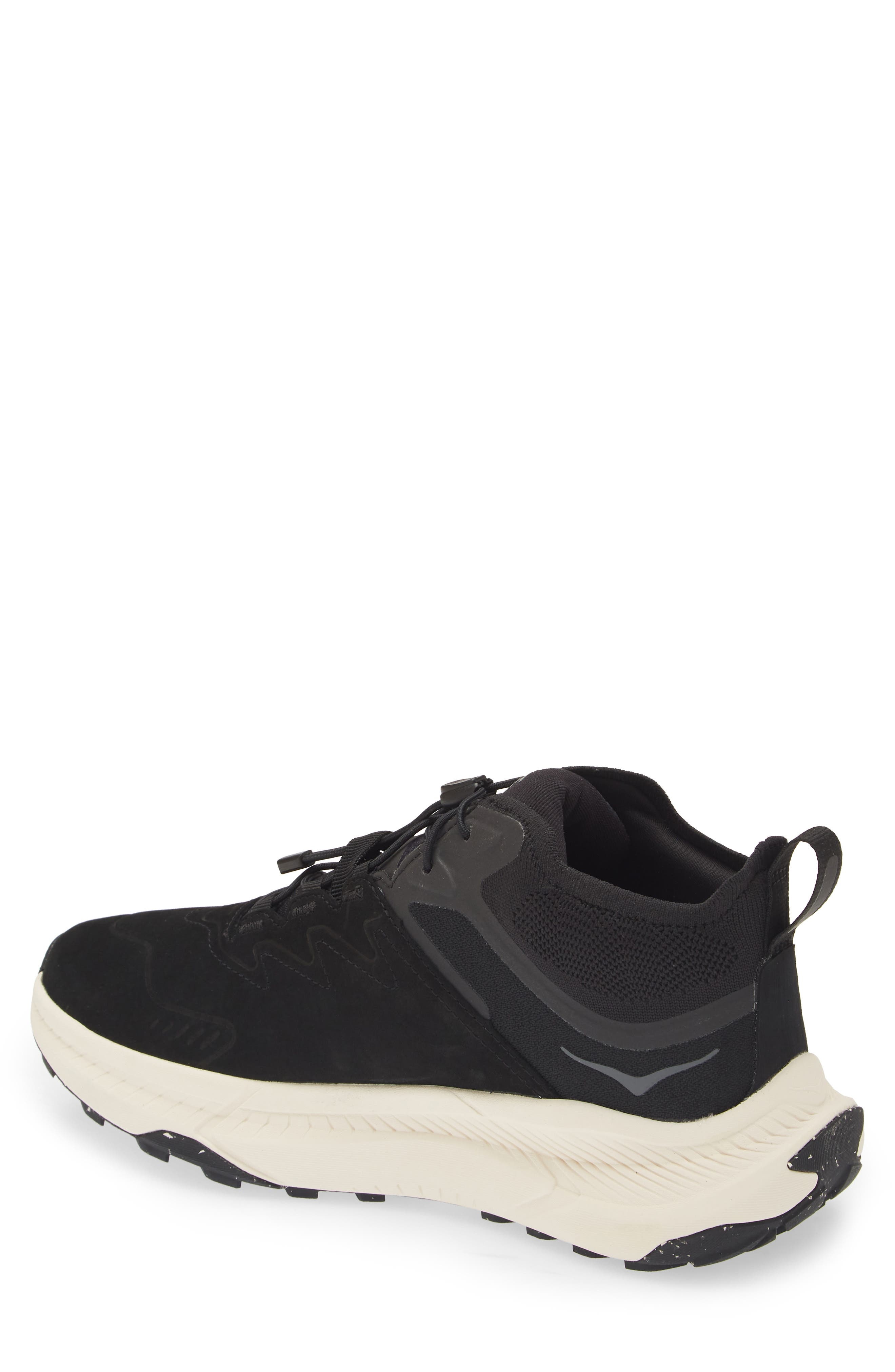 HOKA Transport Chukka Gore-Tex® Waterproof Running Shoe in Black /Alabaster at Nordstrom - 2
