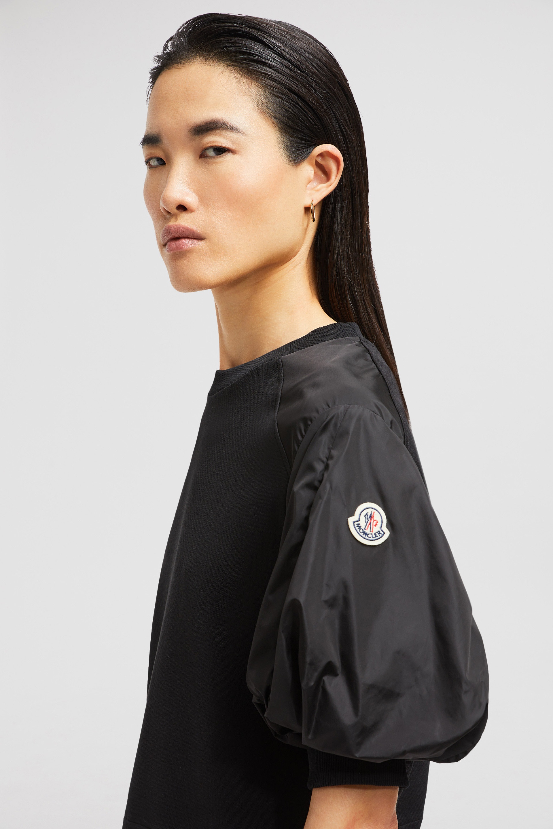 Puff Sleeve Cotton T-Shirt - 4