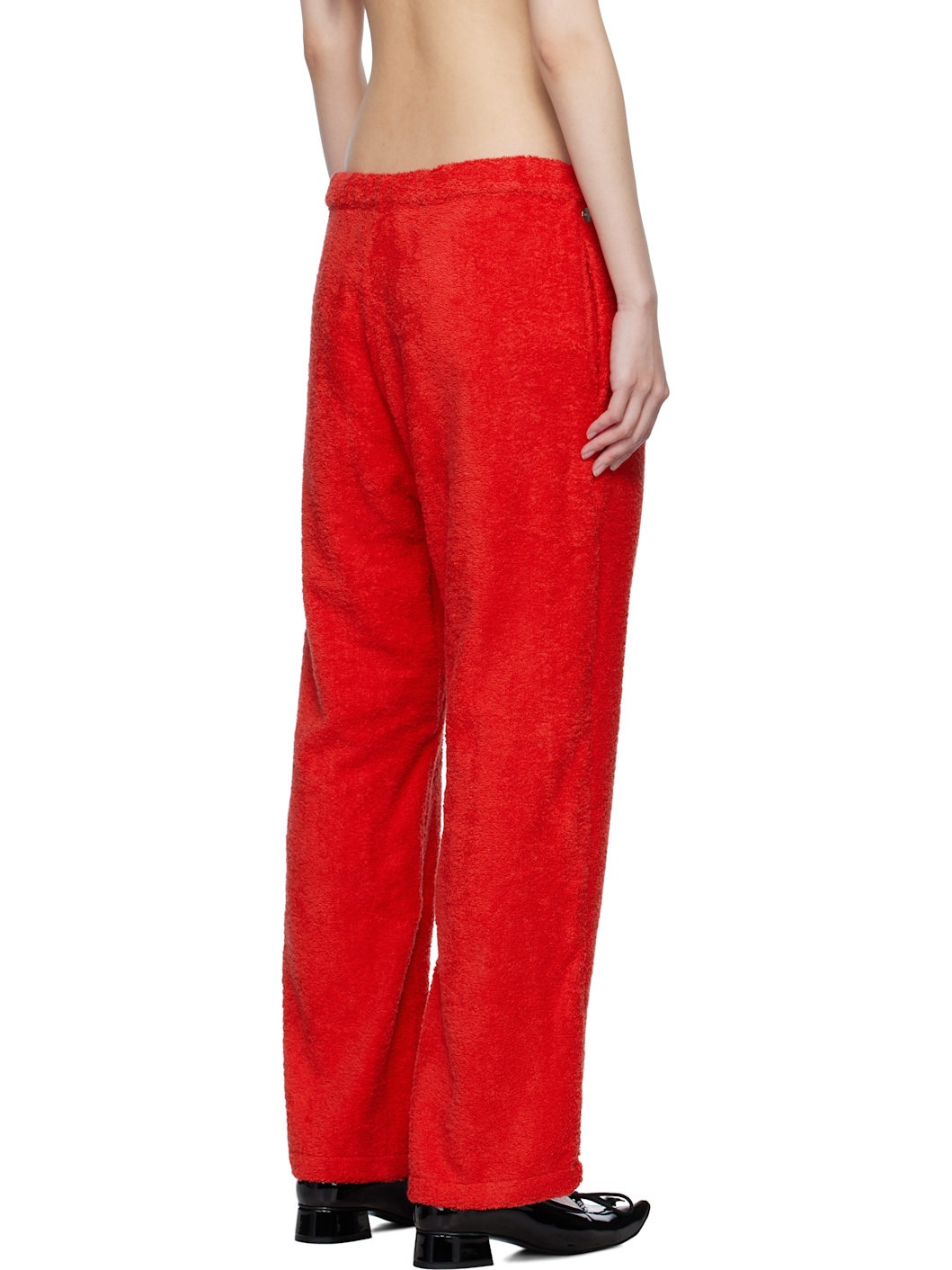 Red Bathrobejogger Lounge Pants - 3