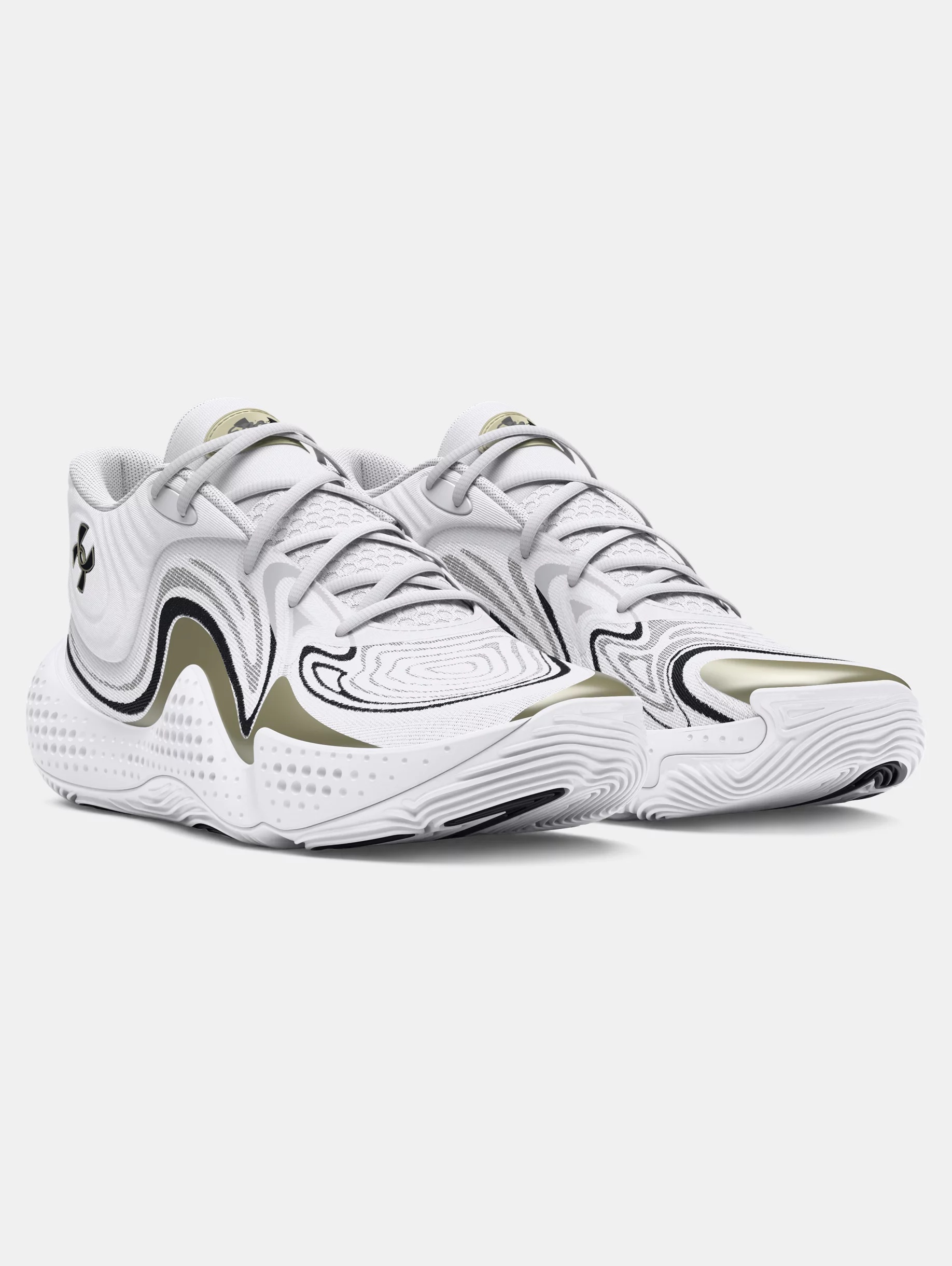 Unisex UA Spawn 6 Mid Basketball Shoes - 5