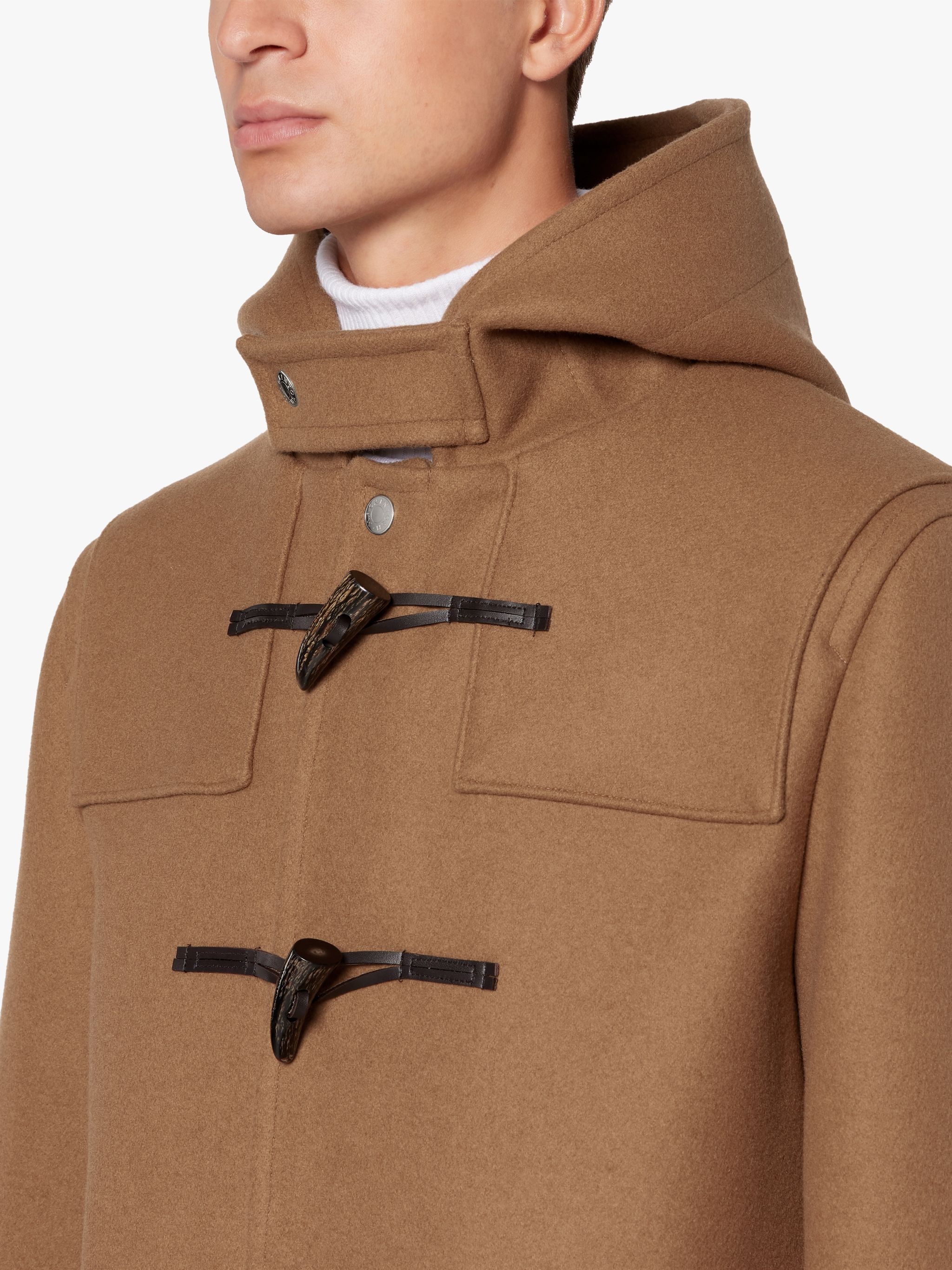 WEIR CAMEL WOOL DUFFLE COAT | GM-013S - 5