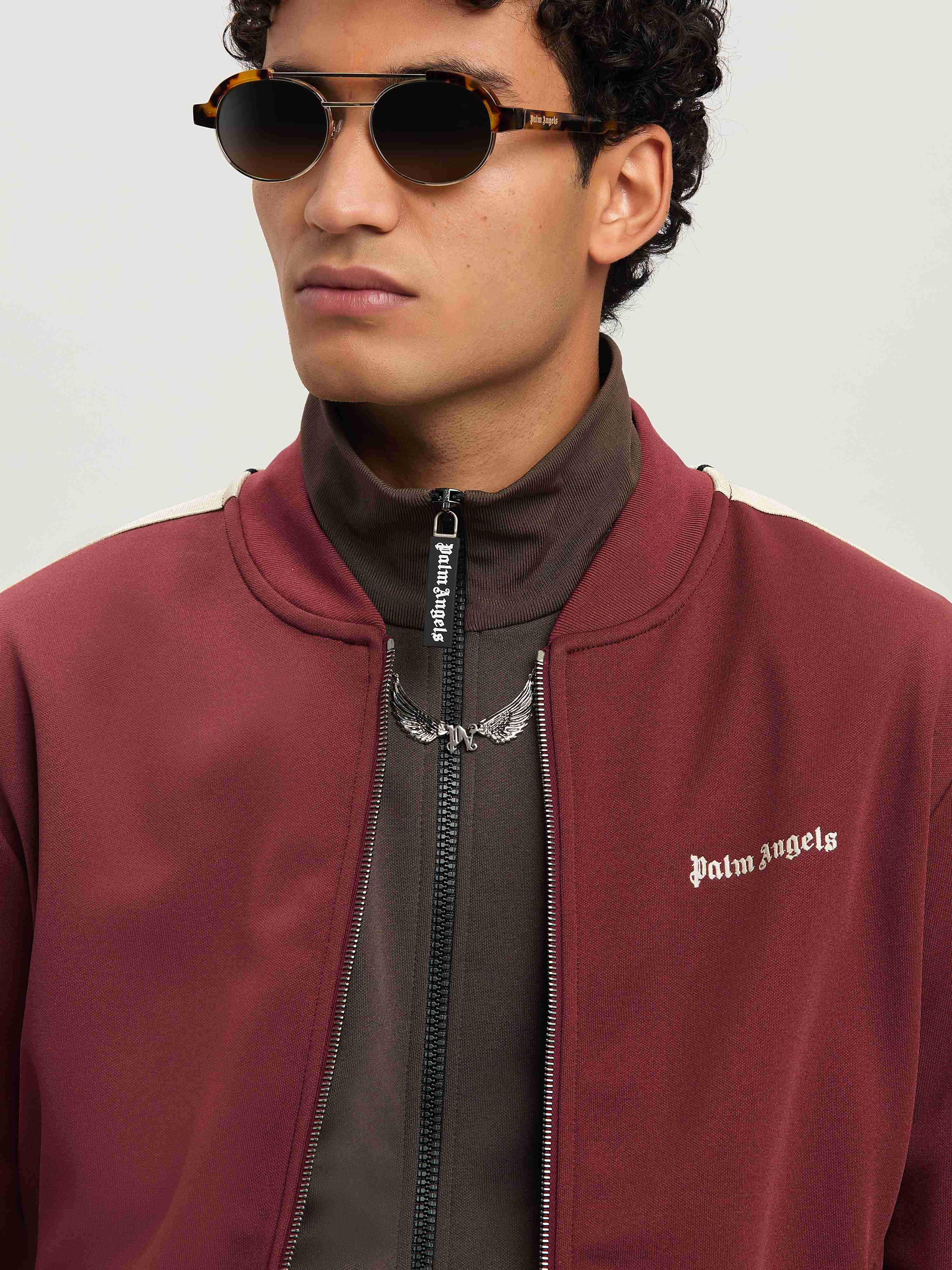 Embroidered Logo Track Jacket - 6