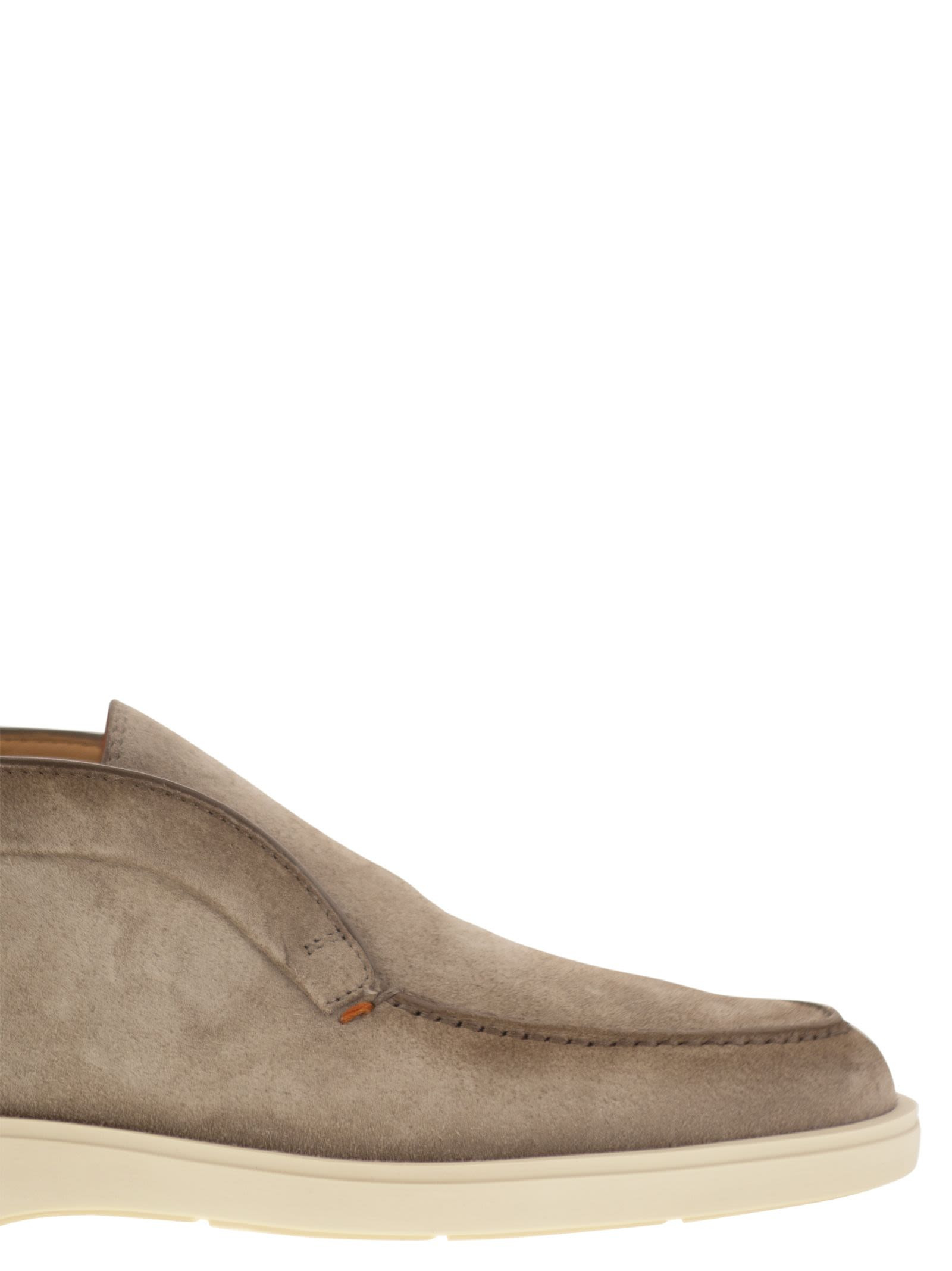 Santoni Men Suede Desert Boot - 6