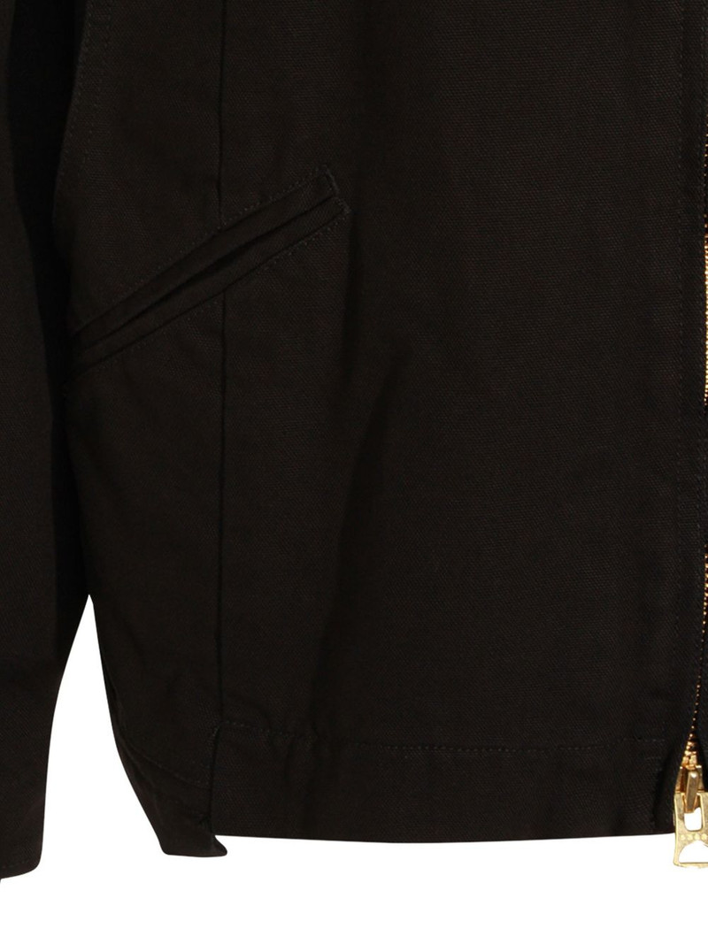 zip-up logo-patch jacket 3