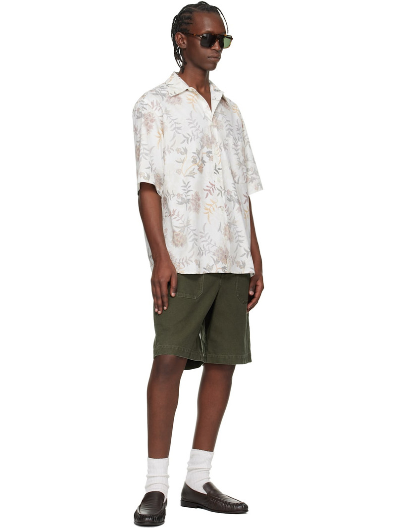 Isabel Marant Khaki Akyle Shorts outlook