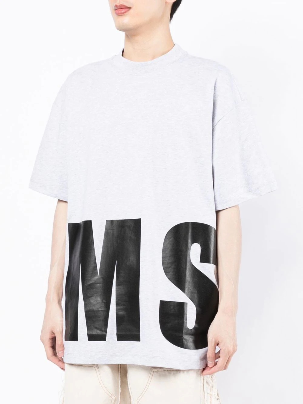 oversized logo-print T-shirt - 3