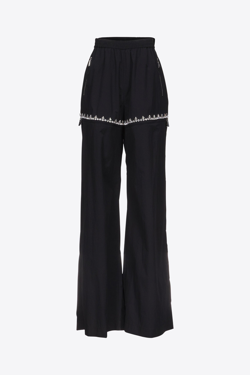 CRYSTAL SLIT TRACK PANT - 1