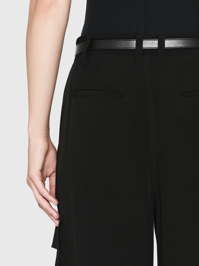 High Rise Utility Cargo in Black 4