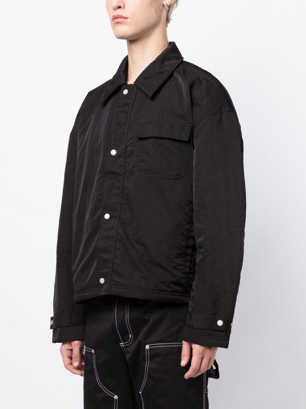 long-sleeve shirt jacket - 3