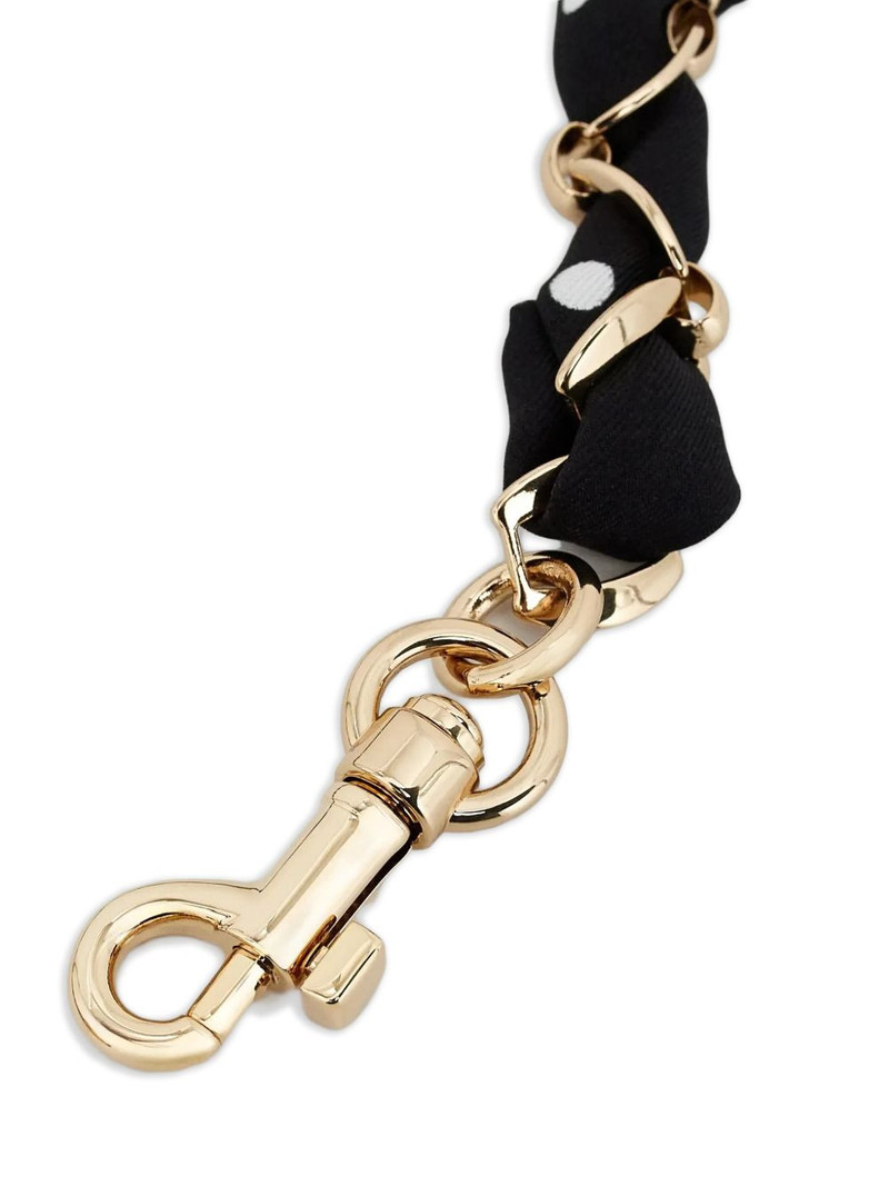 Dolce & Gabbana polka-dot chain bag strap outlook