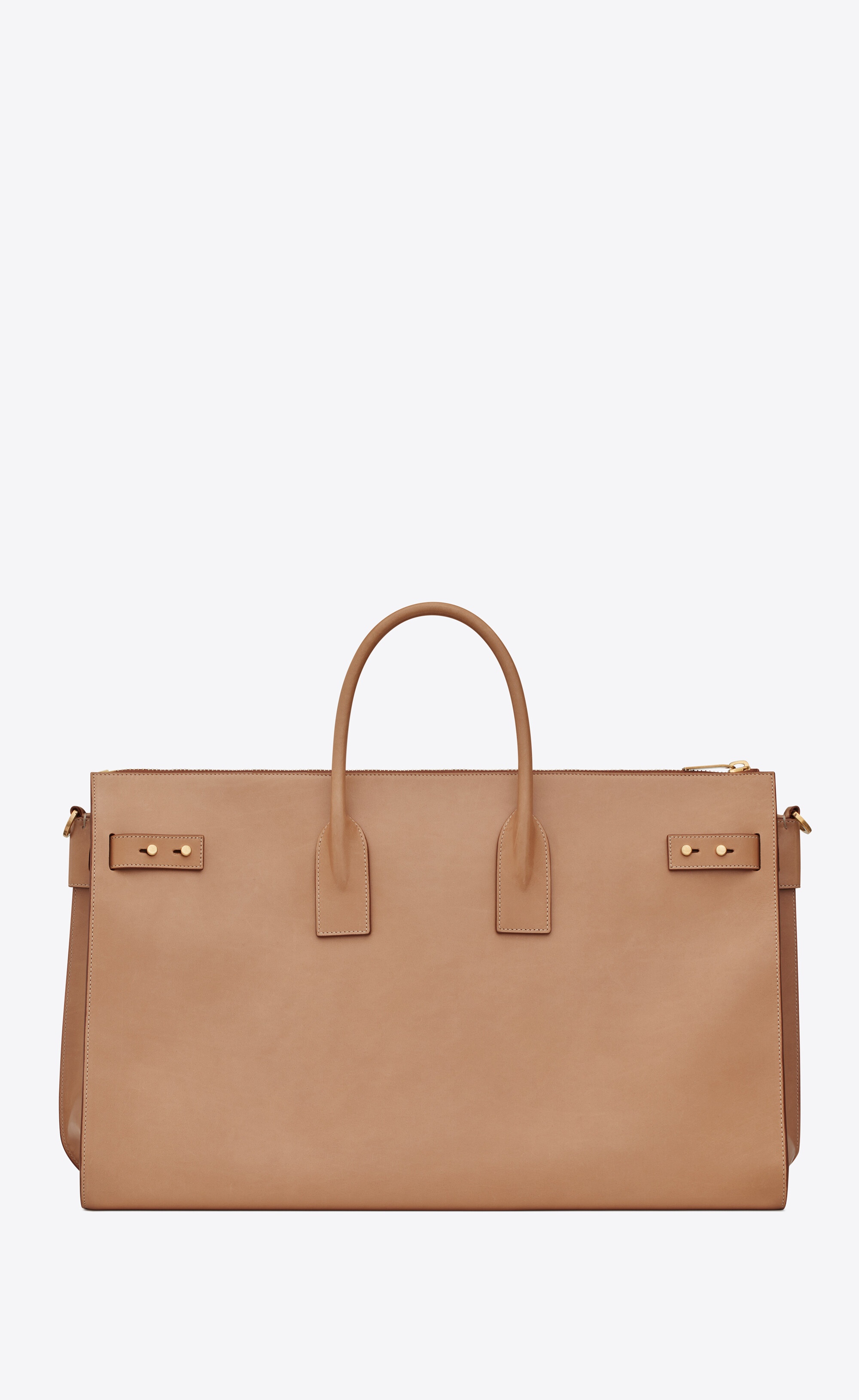sac de jour 48h duffle bag in vintage vegetable-tanned leather - 2