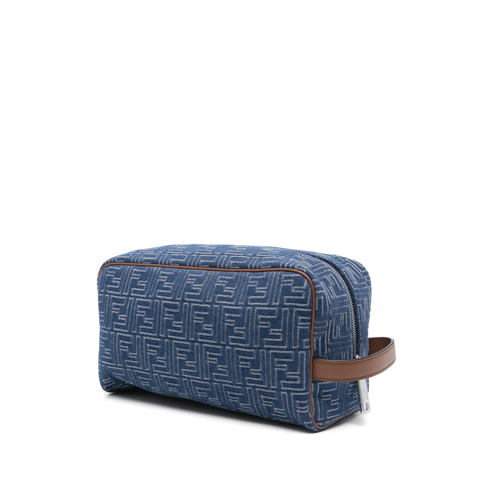 Fendi Blue Wash Bags Men - 2