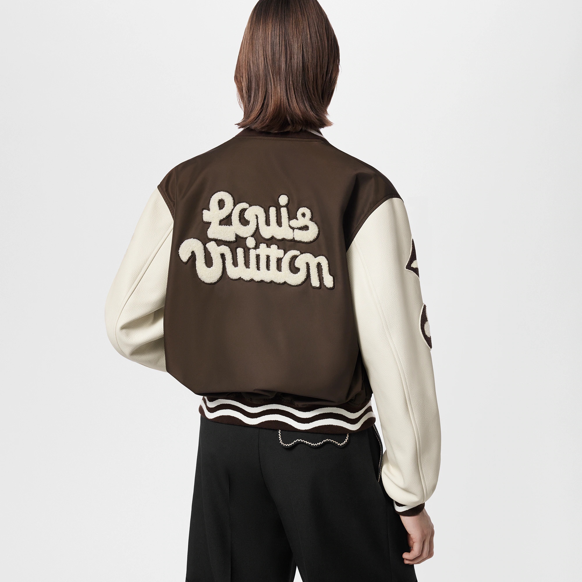 Embroidered Varsity Jacket - 5