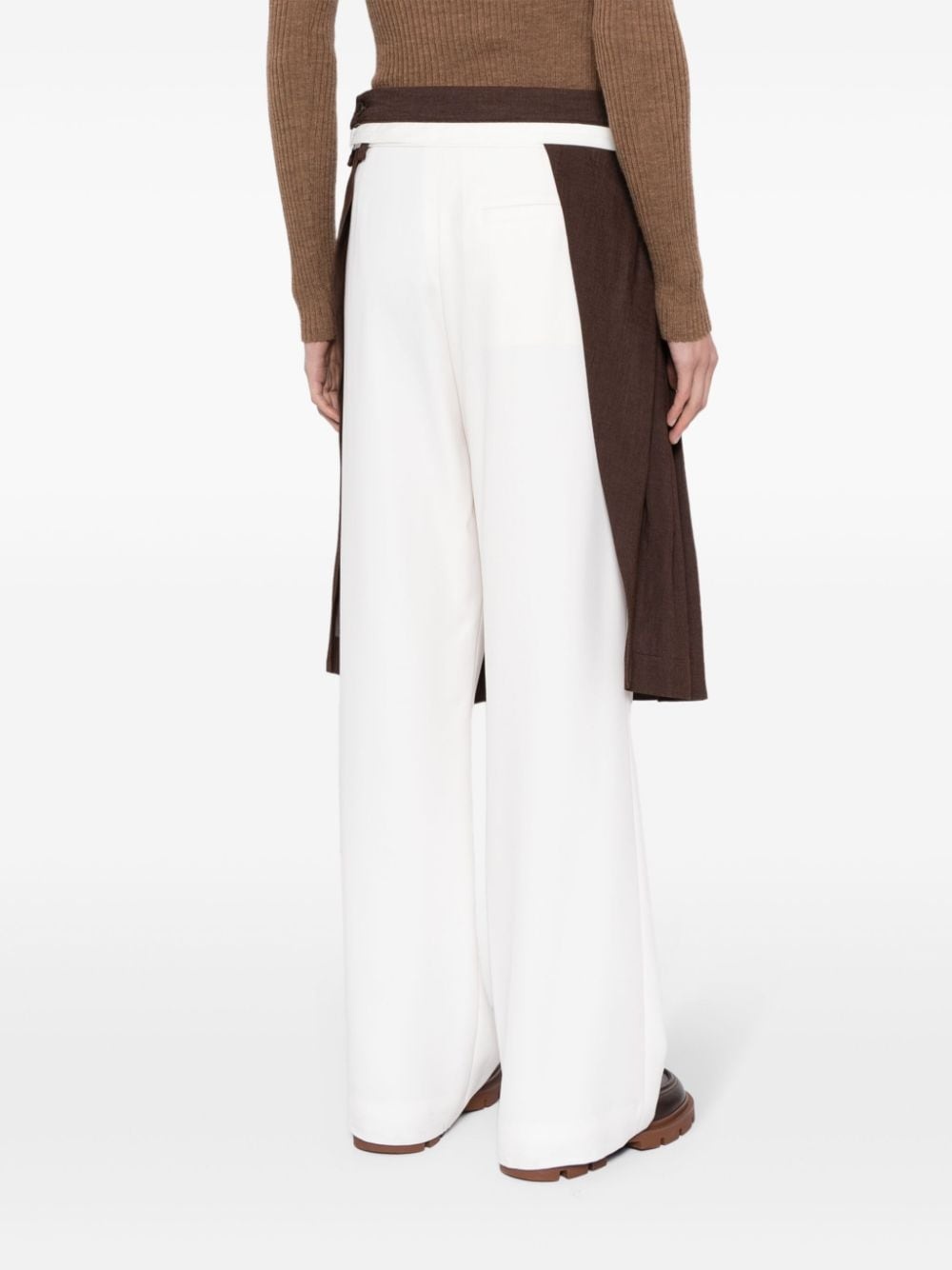 pleated belted skirt - 4