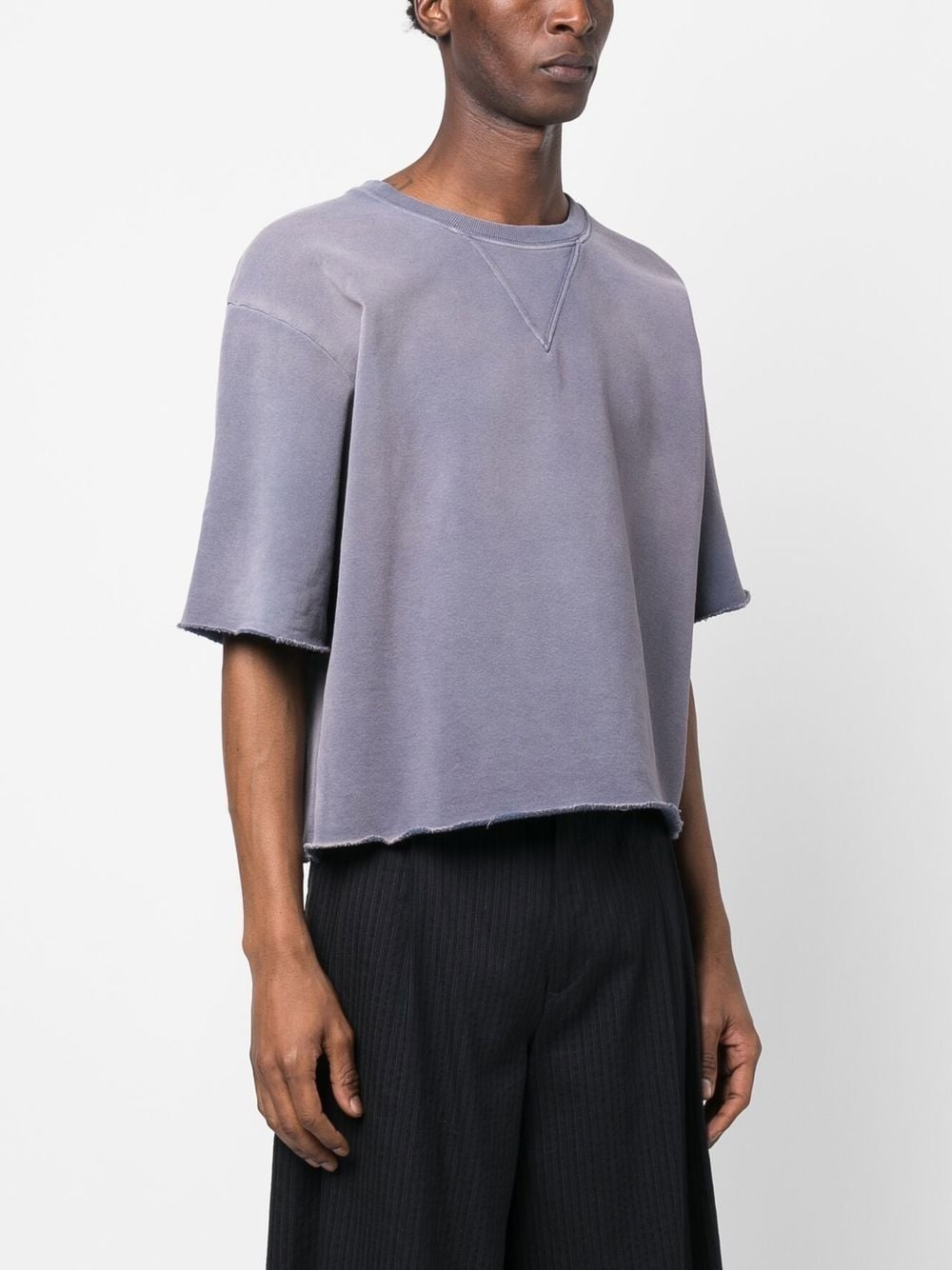 oversized distressed T-shirt - 3