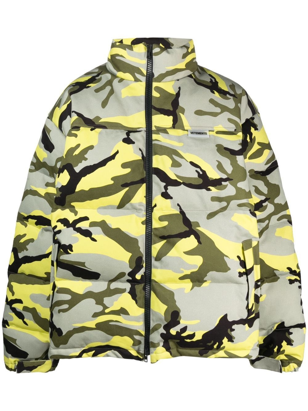 camouflage-print padded jacket - 3