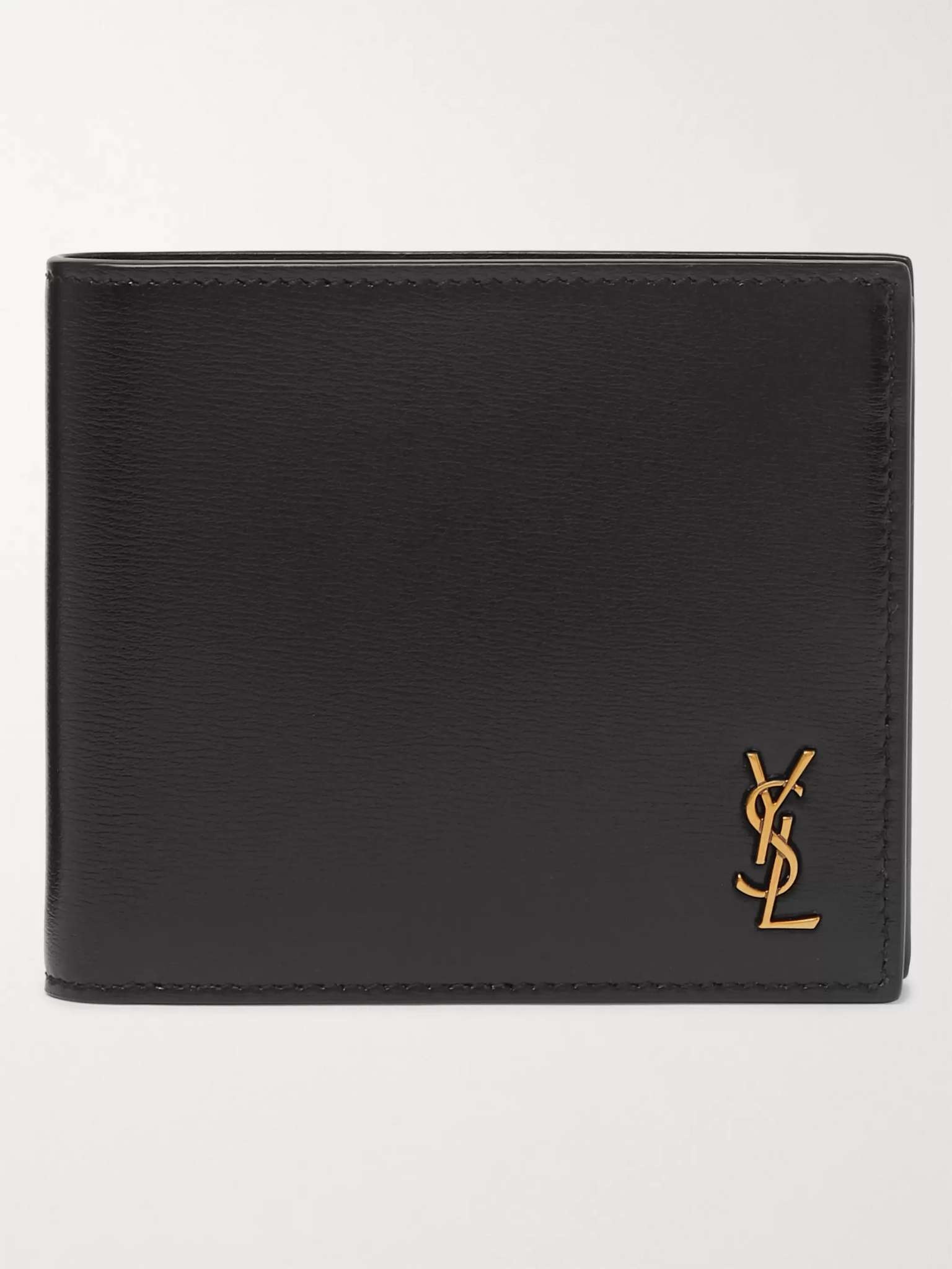 Logo-Appliquéd Leather Billfold Wallet - 1