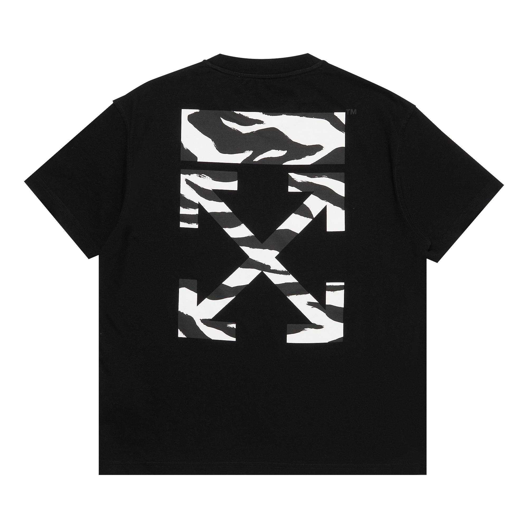 Off-White Zebra Arrow Tee 'Black' - 2