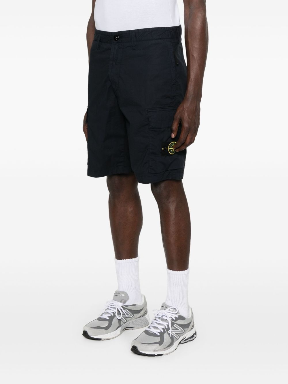 stretch-cotton shorts - 3