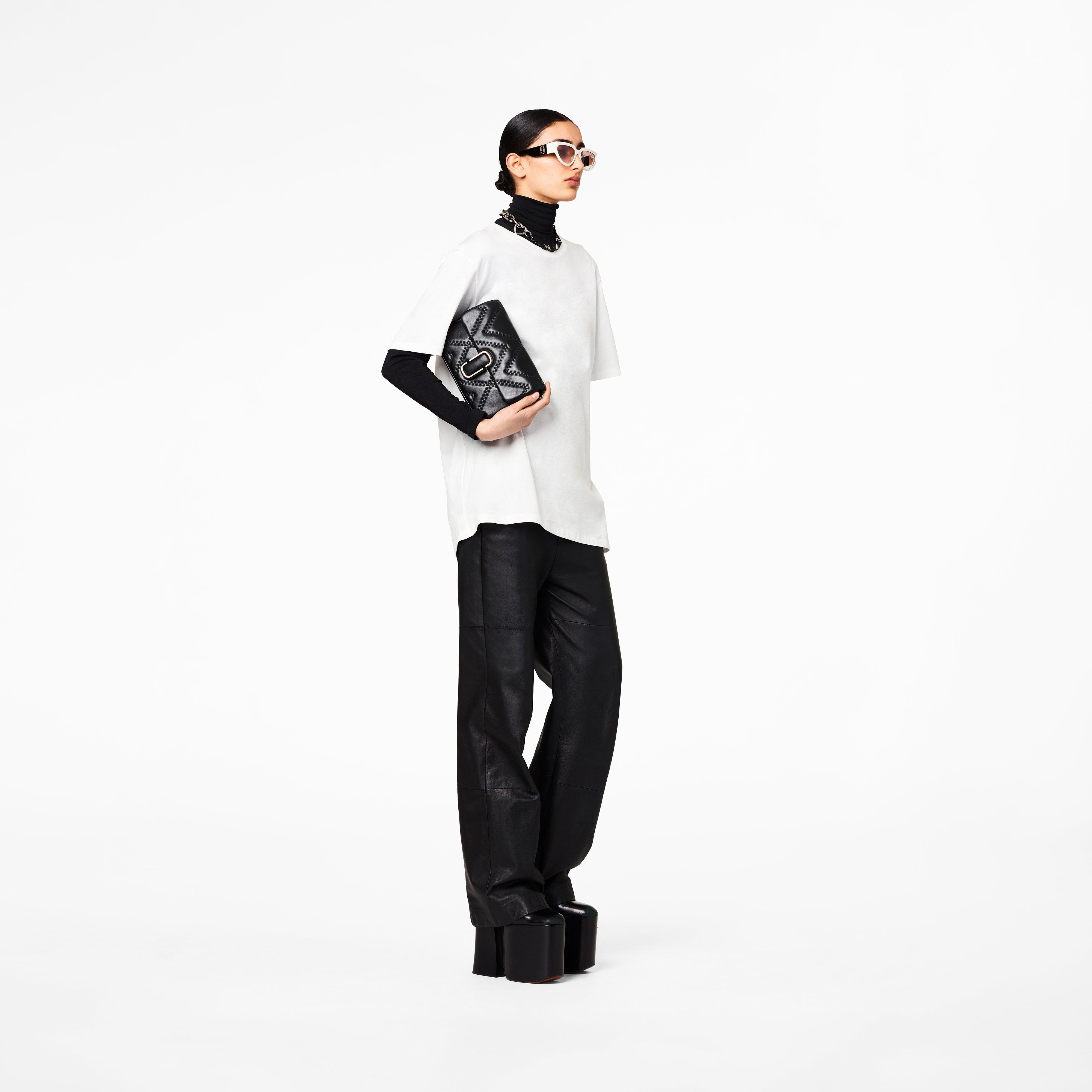 THE QUILTED LEATHER J MARC SHOULDER BAG - 6
