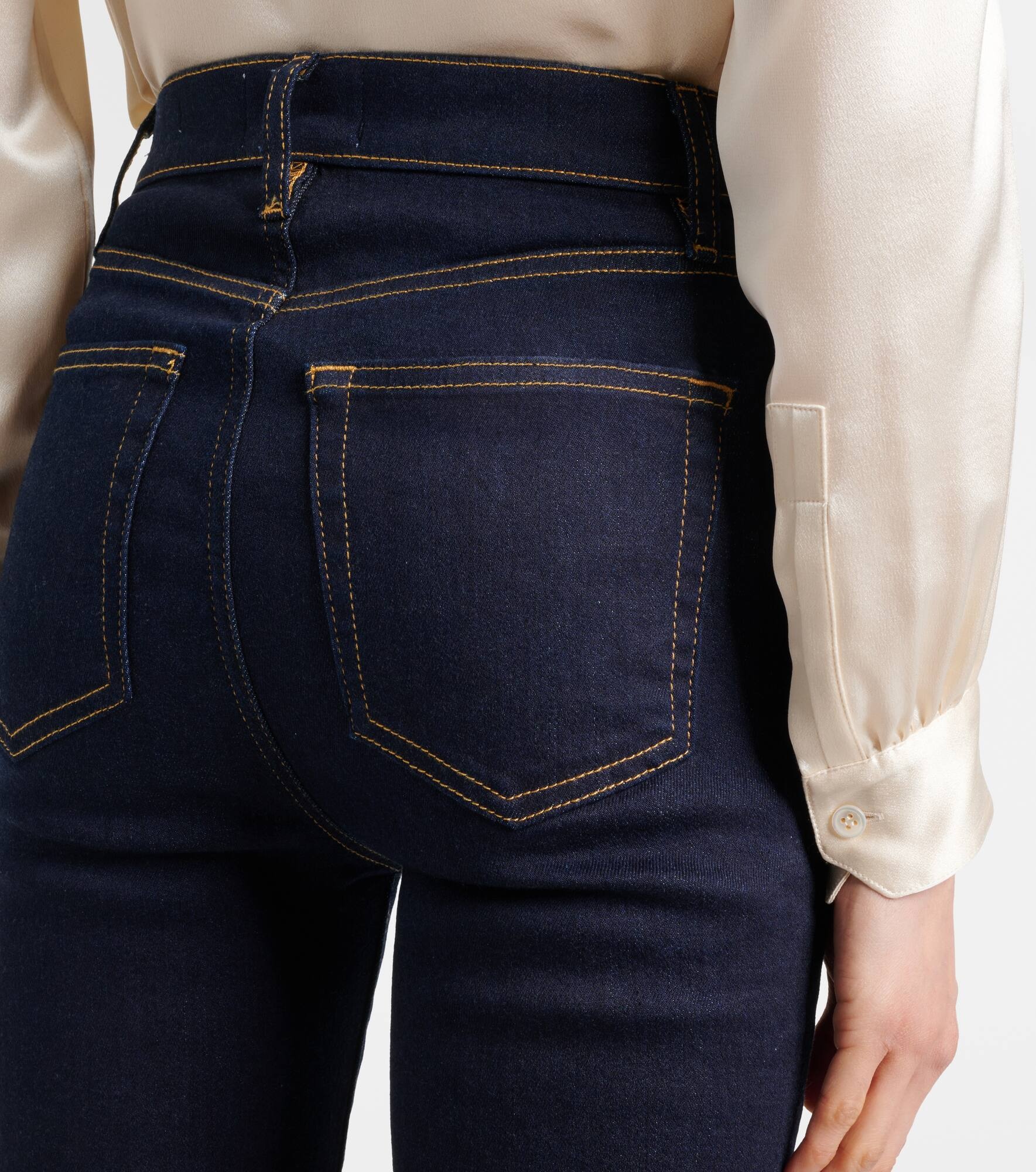 Le Sleek high-rise straight jeans - 6