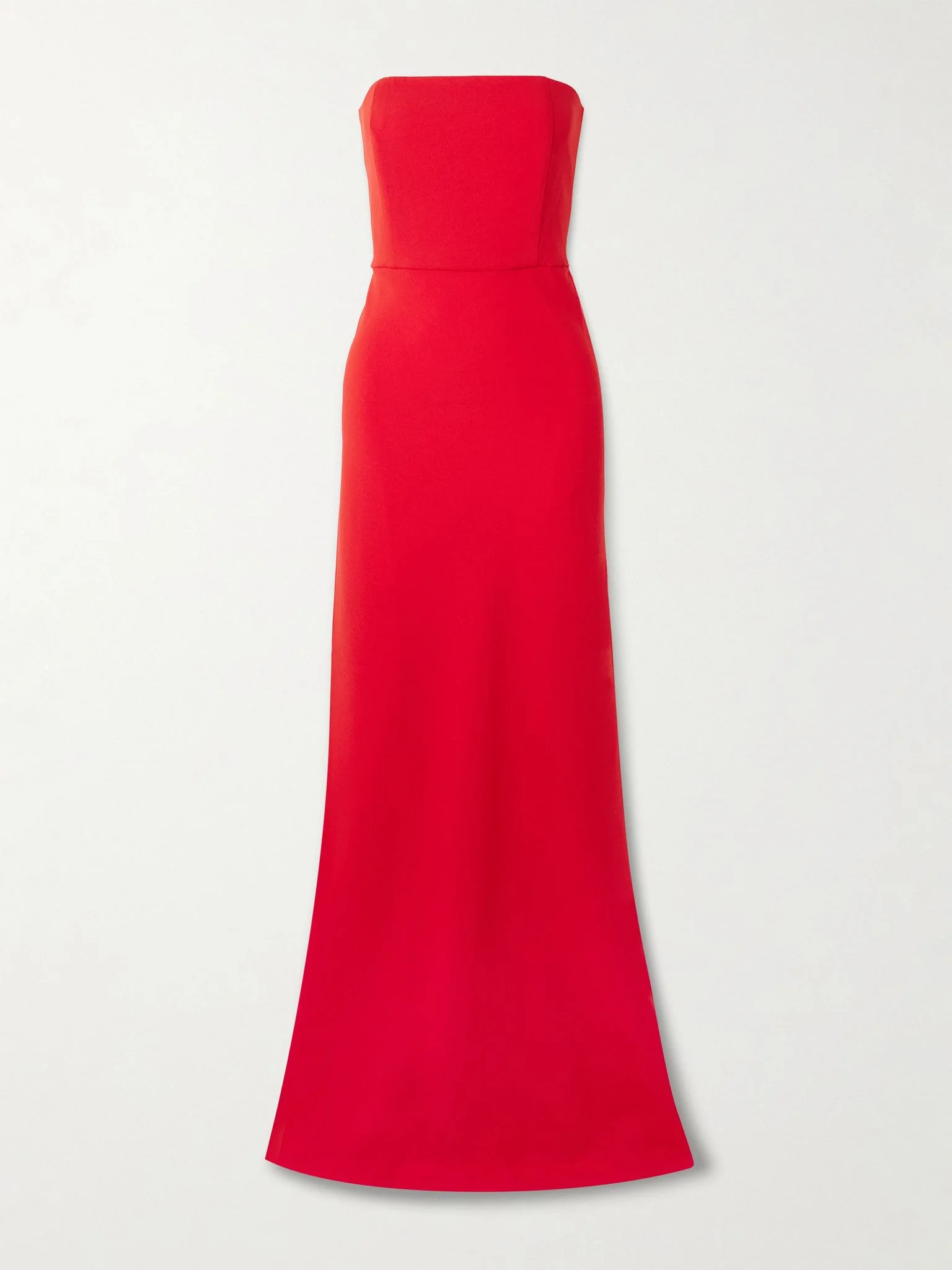 Luna strapless crepe gown Red - 1