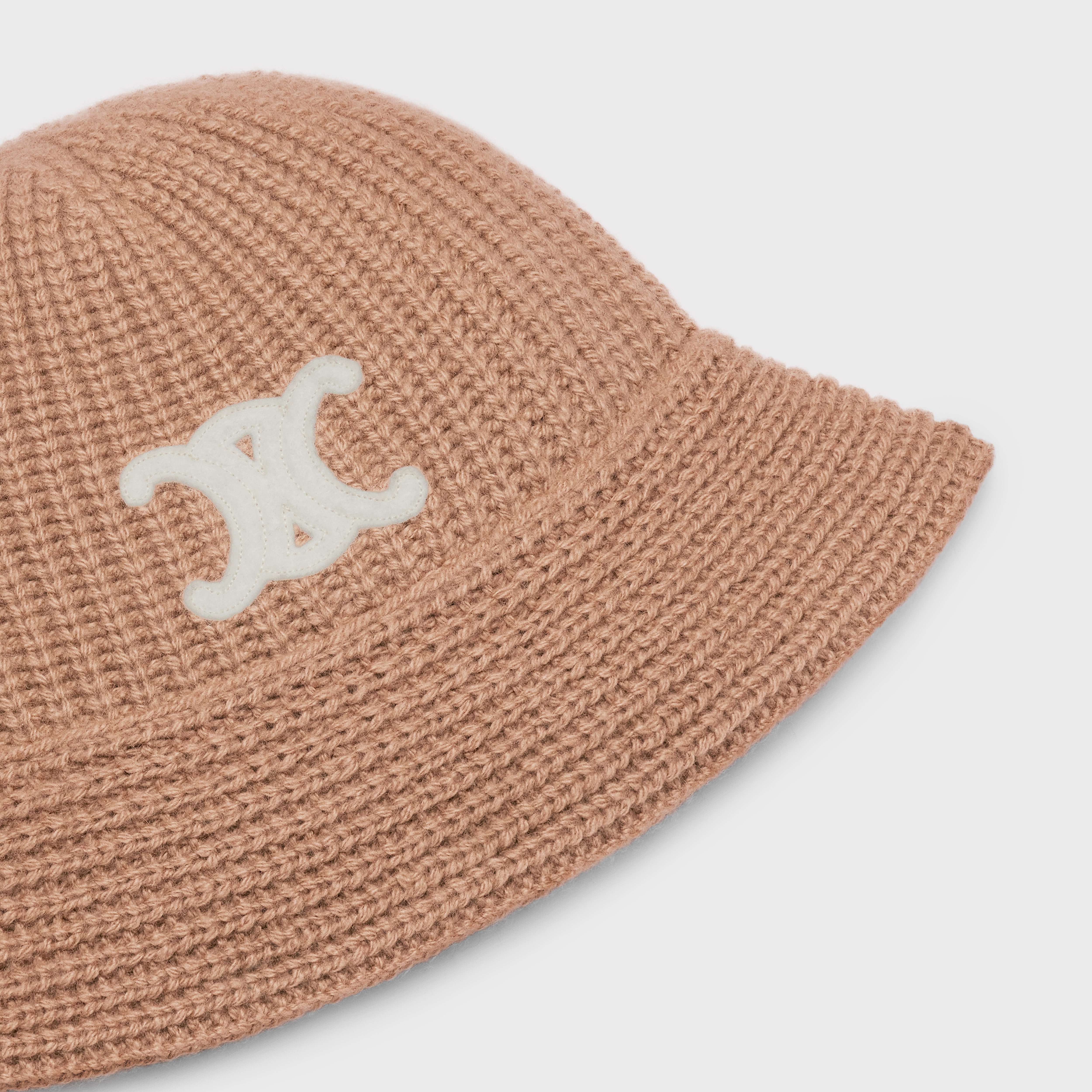 CLOCHE BUCKET HAT IN SEAMLESS CASHMERE - 3