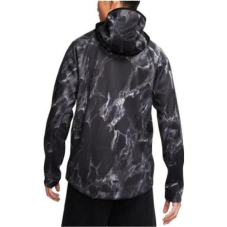 Nike Spotlight Marbled Fullzip Hoodie 'Black' BV9351-010 - 2