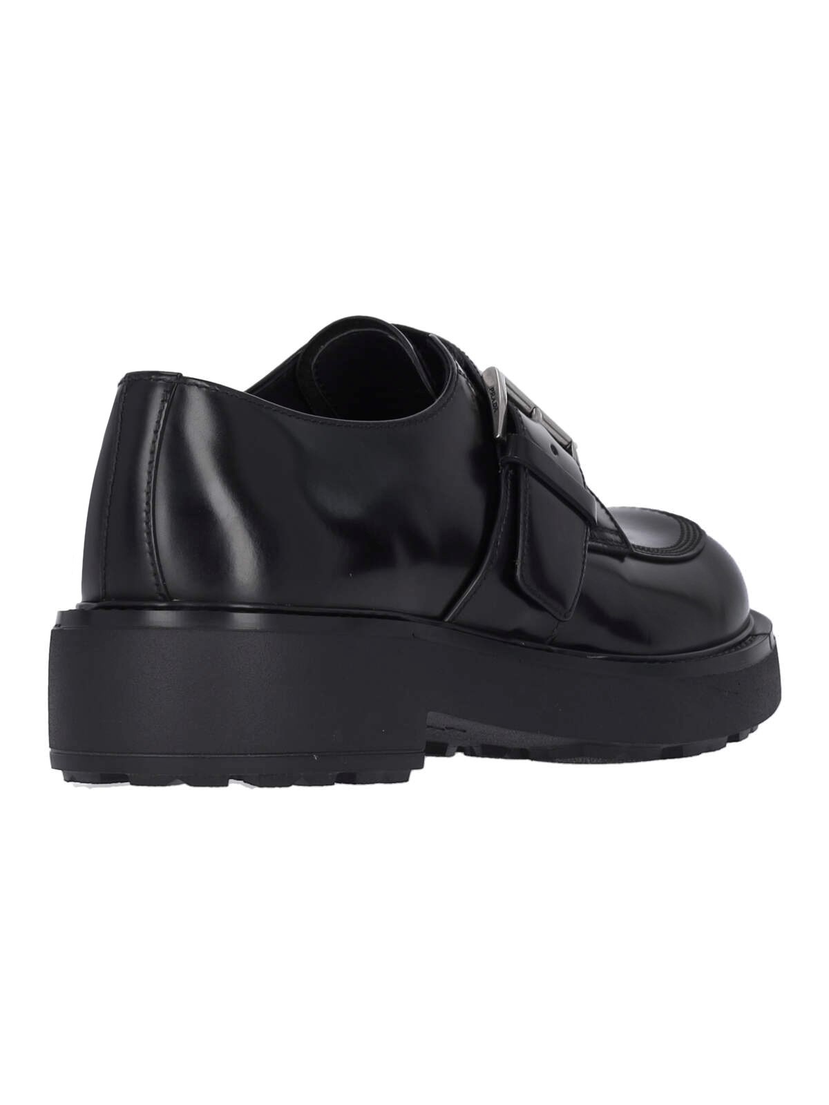 Prada DERBY SHOES WITH MONK STRAP | sugar | REVERSIBLE
