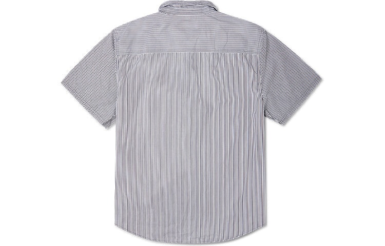 Converse Striped Woven Carpenter Button Down 'Grey' 10023411-A02 - 2