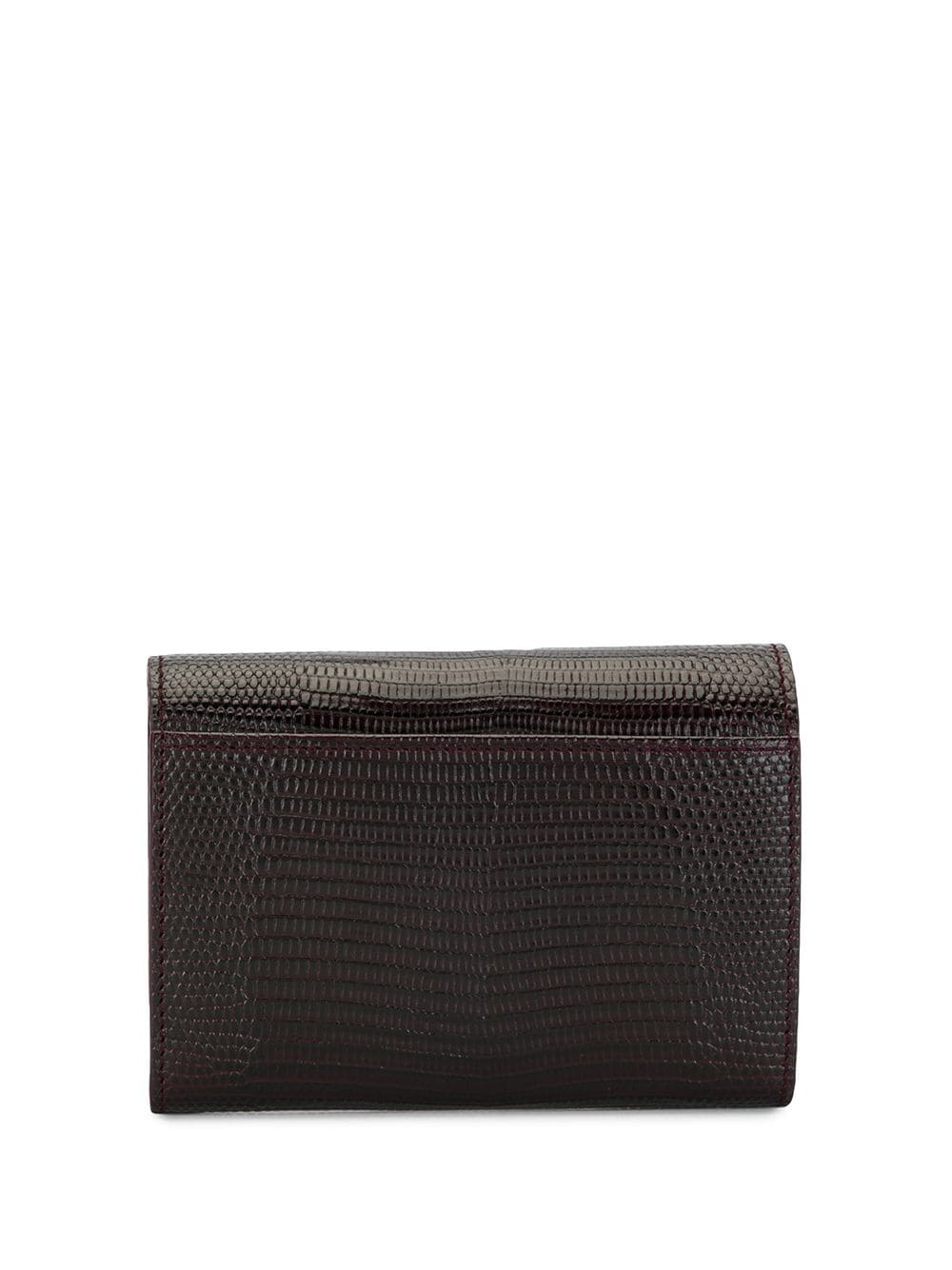 embossed crocodile-effect wallet - 2