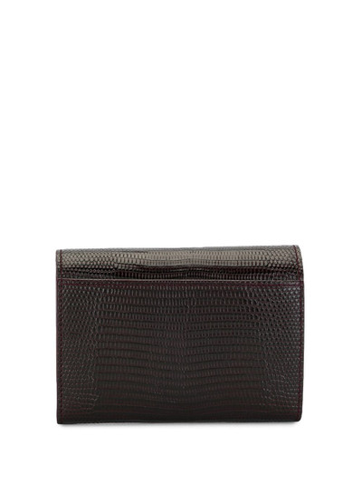 Dolce & Gabbana embossed crocodile-effect wallet outlook