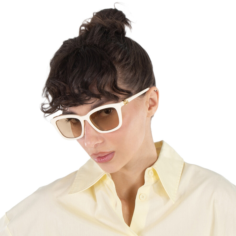 Gucci Pink Square Ladies Sunglasses GG1596SK 002 55 - 2