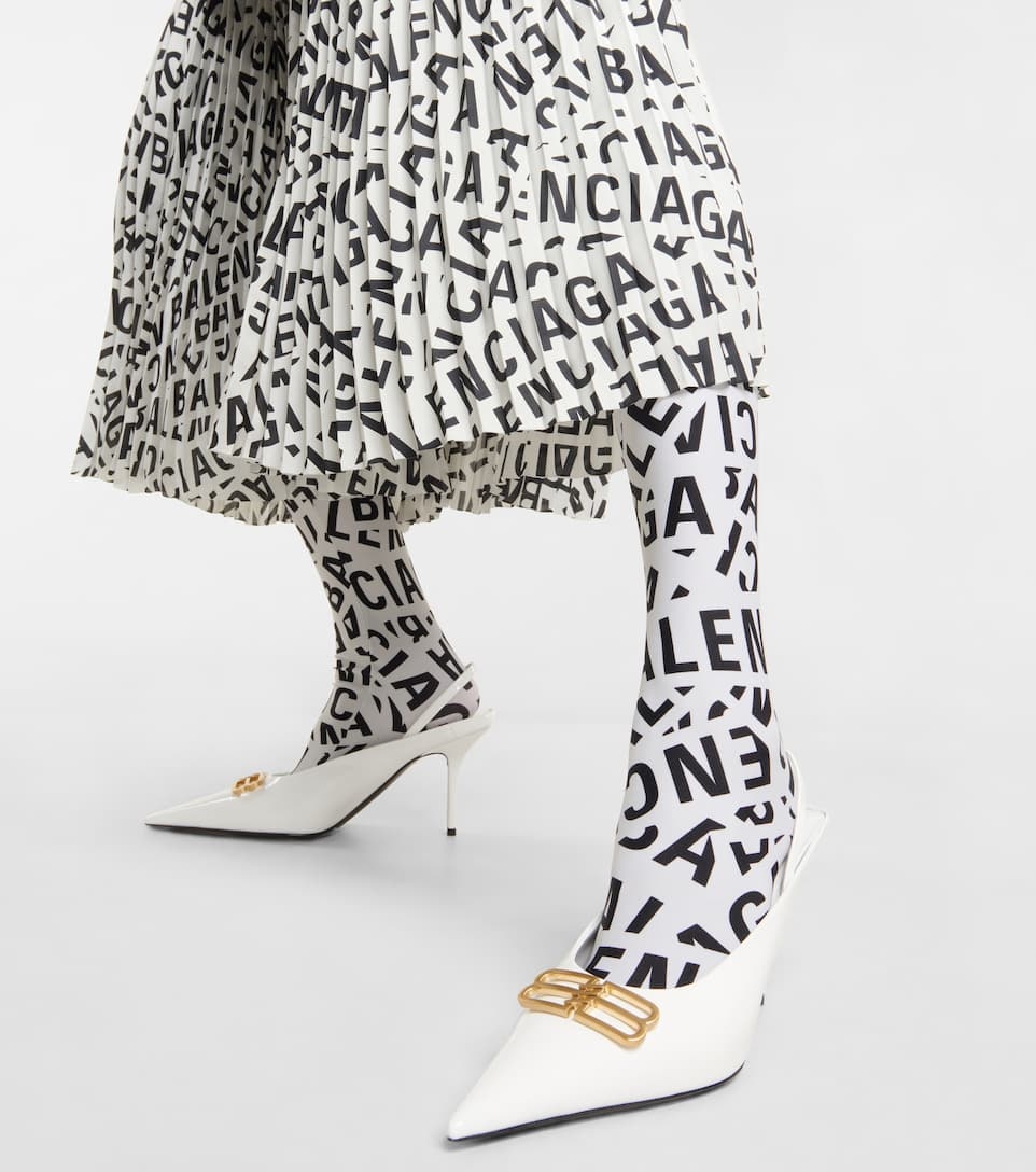 Square Knife BB slingback pumps - 4